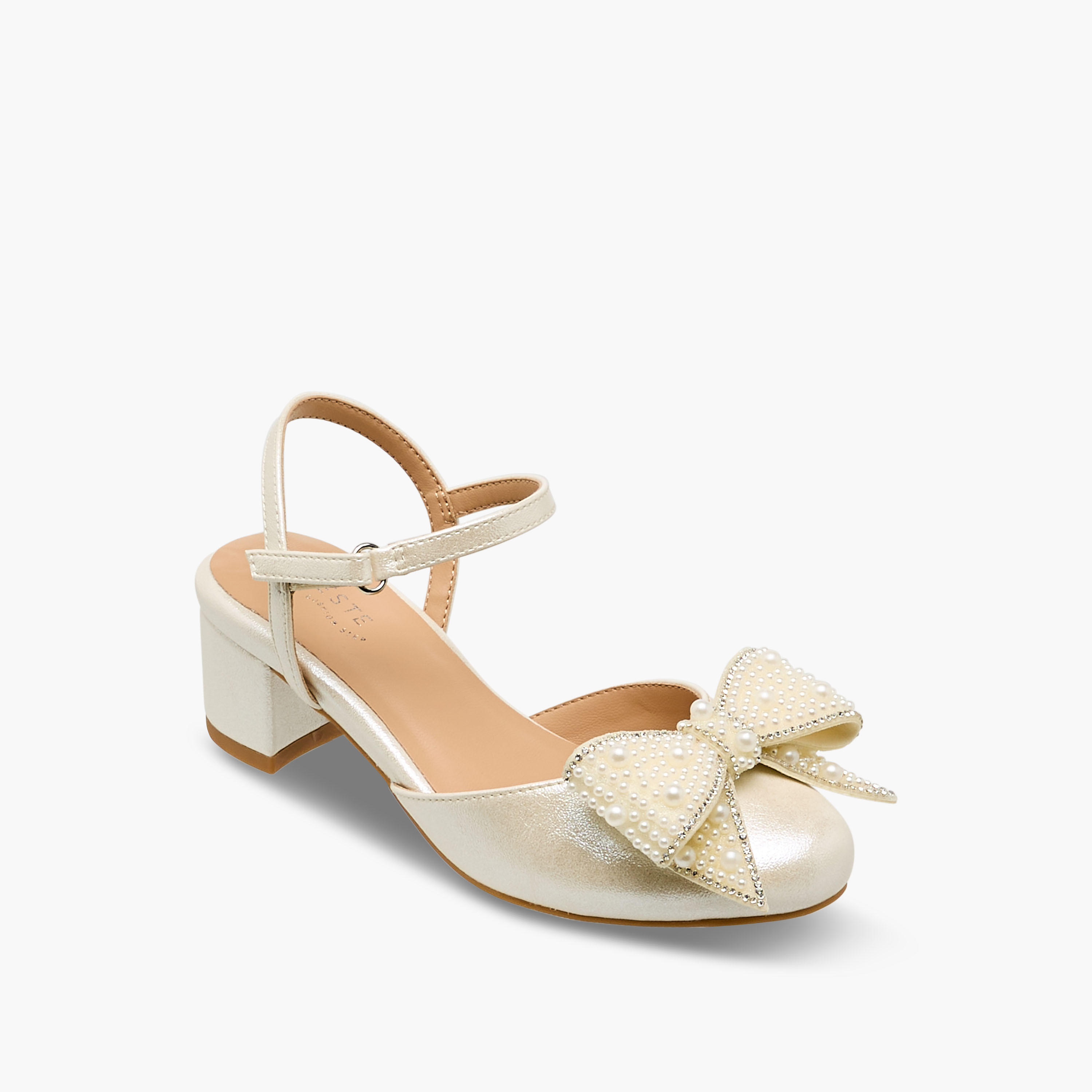 Celeste Girls Block Heel Sandals-girls-shoes-sandals-image-2