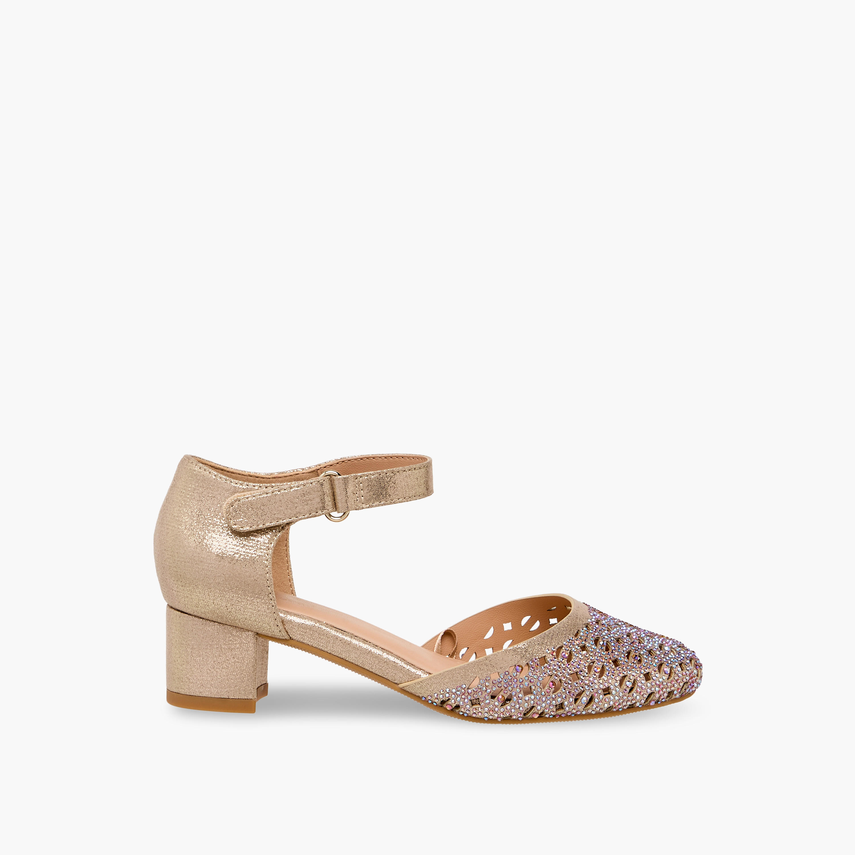 صندل مزين بكعب سميك للبنات من سيليست-girls-shoes-sandals-image-4