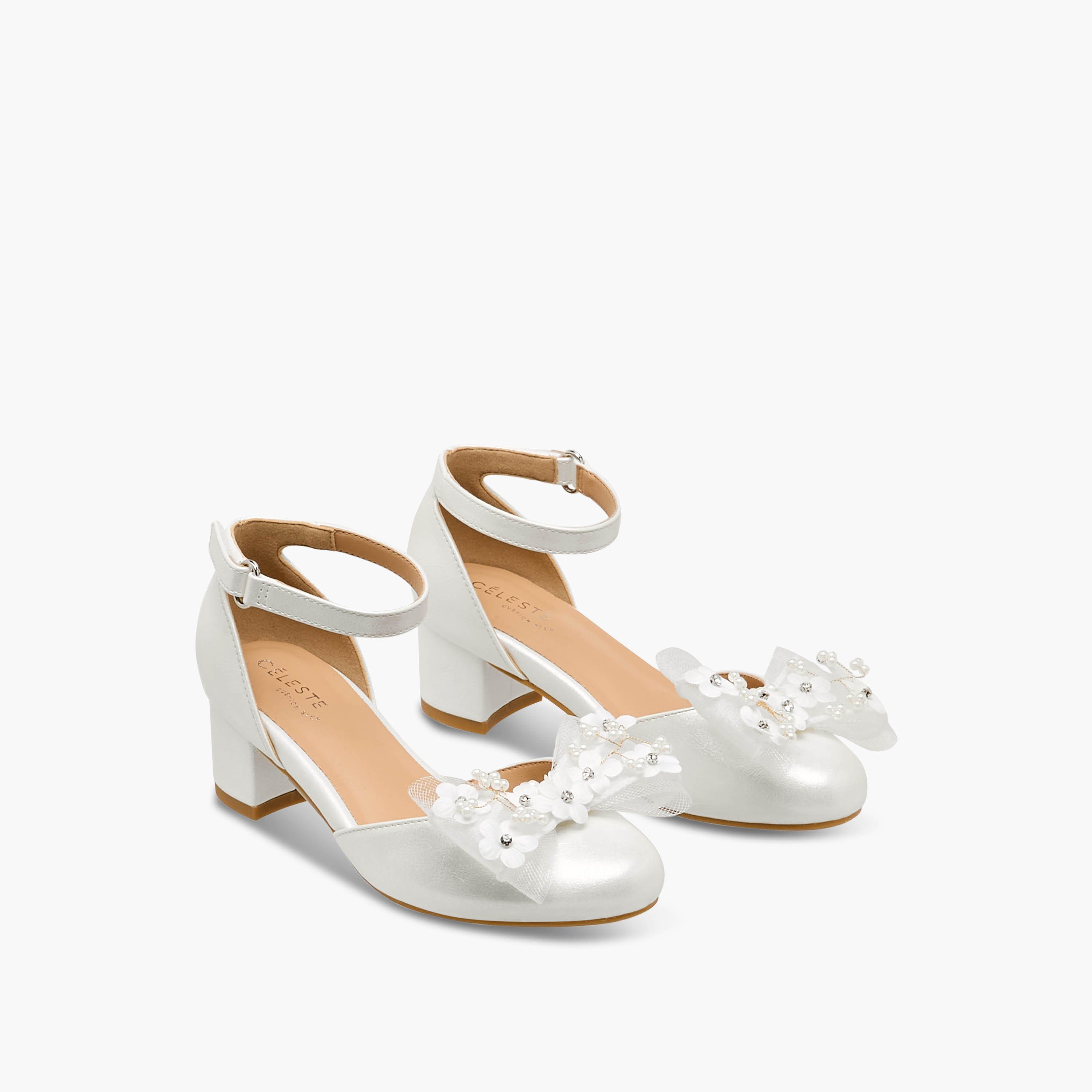 Celeste Girls Block Heel Sandals-girls-shoes-sandals-image-1