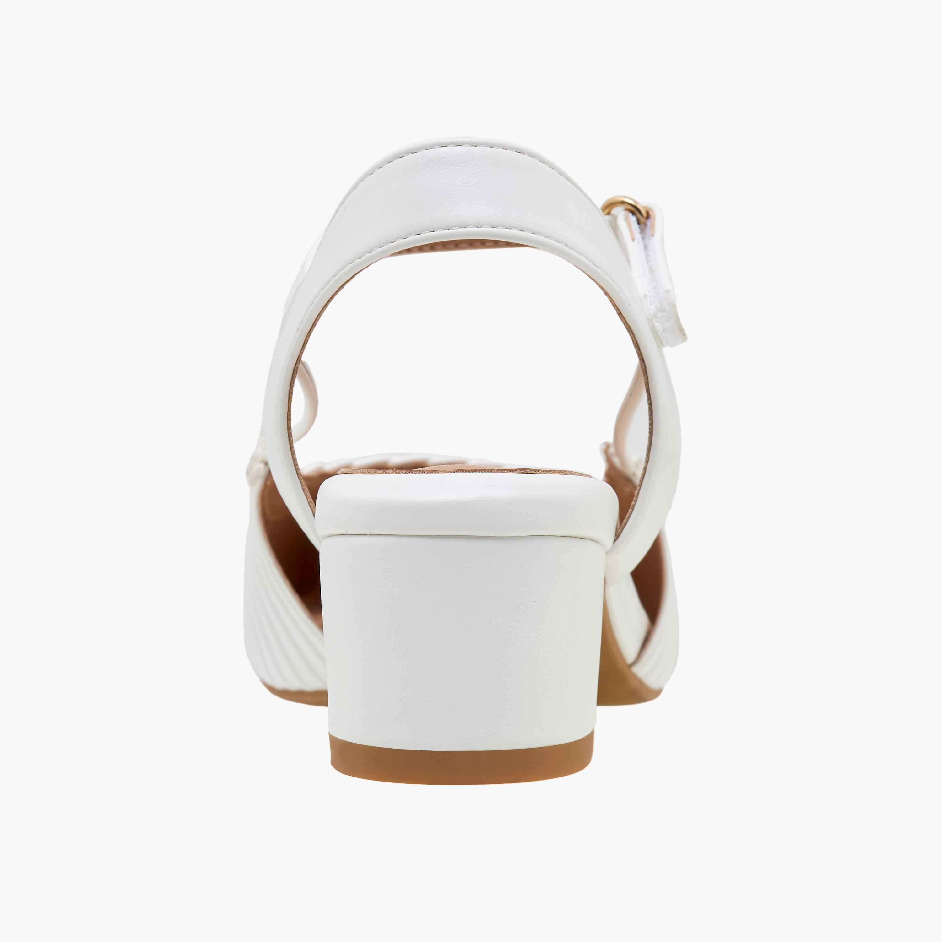 Celeste Girls Textured Block Heels Shoes-girls-shoes-sandals-image-5