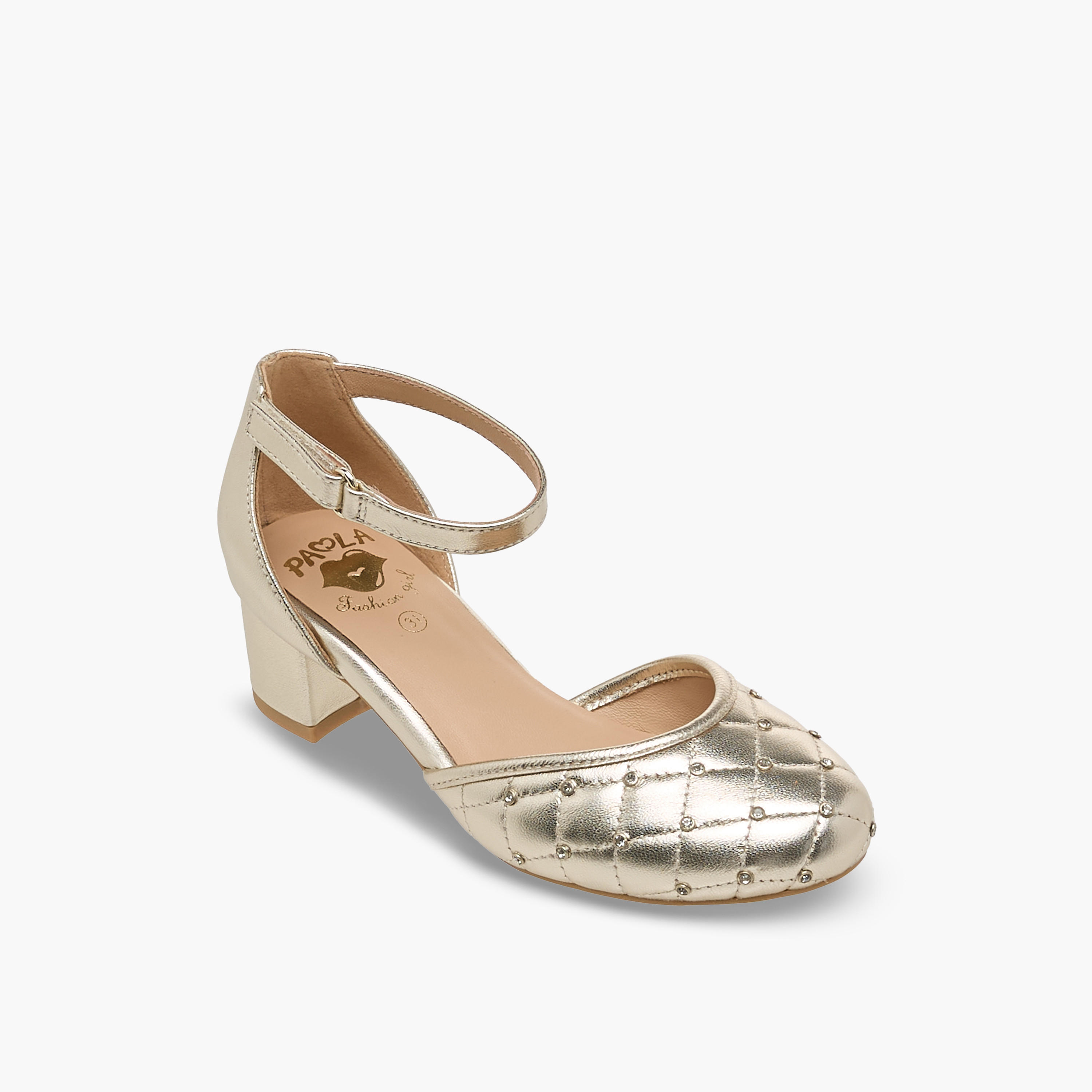 حذاء بكعب سميك للبنات من بابلوسكي-girls-shoes-sandals-image-2