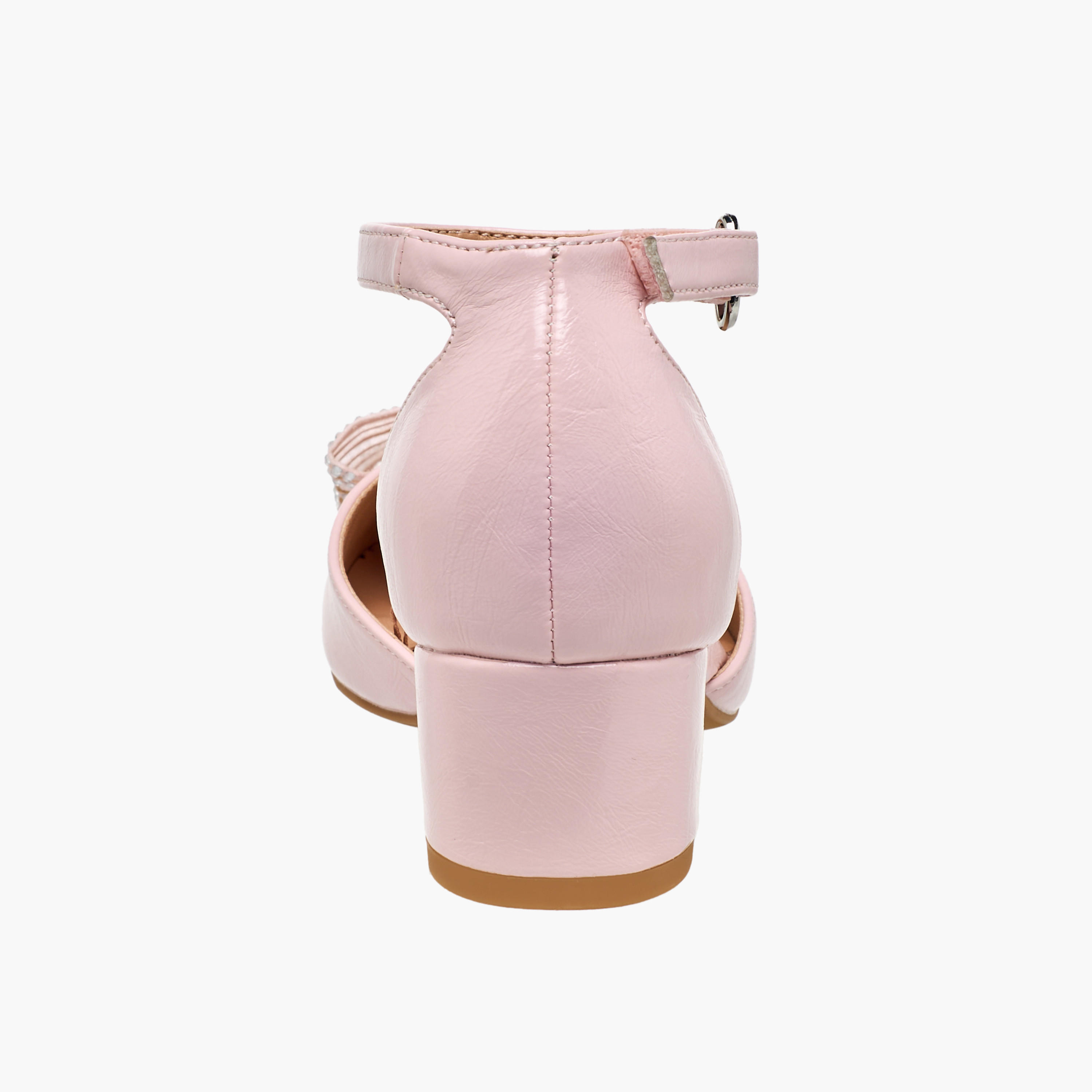 Celeste Girls Bow Embellished Block Heel Sandals-girls-shoes-sandals-image-5