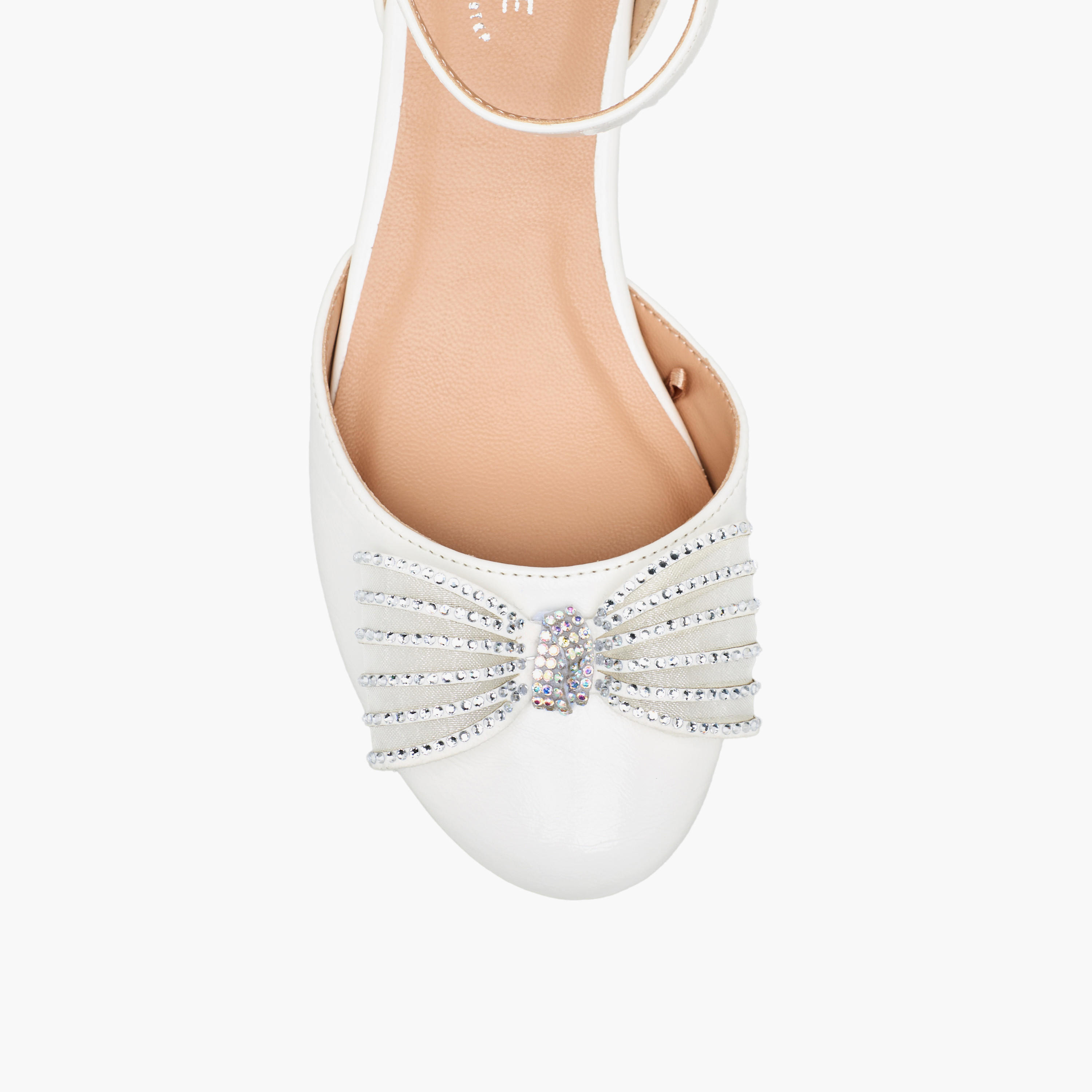 Celeste Girls Bow Embellished Block Heel Sandals-girls-shoes-sandals-image-4