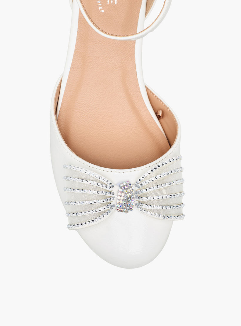 Celeste Girls Bow Embellished Block Heel Sandals-girls-shoes-sandals-image-4