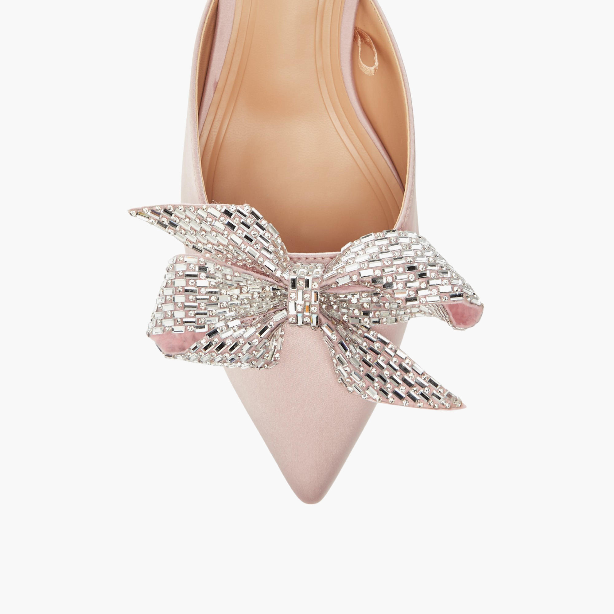 Celeste Women's Bow Embellished Slip-On Shoes with Kitten Heels-women-shoes-heels-image-4