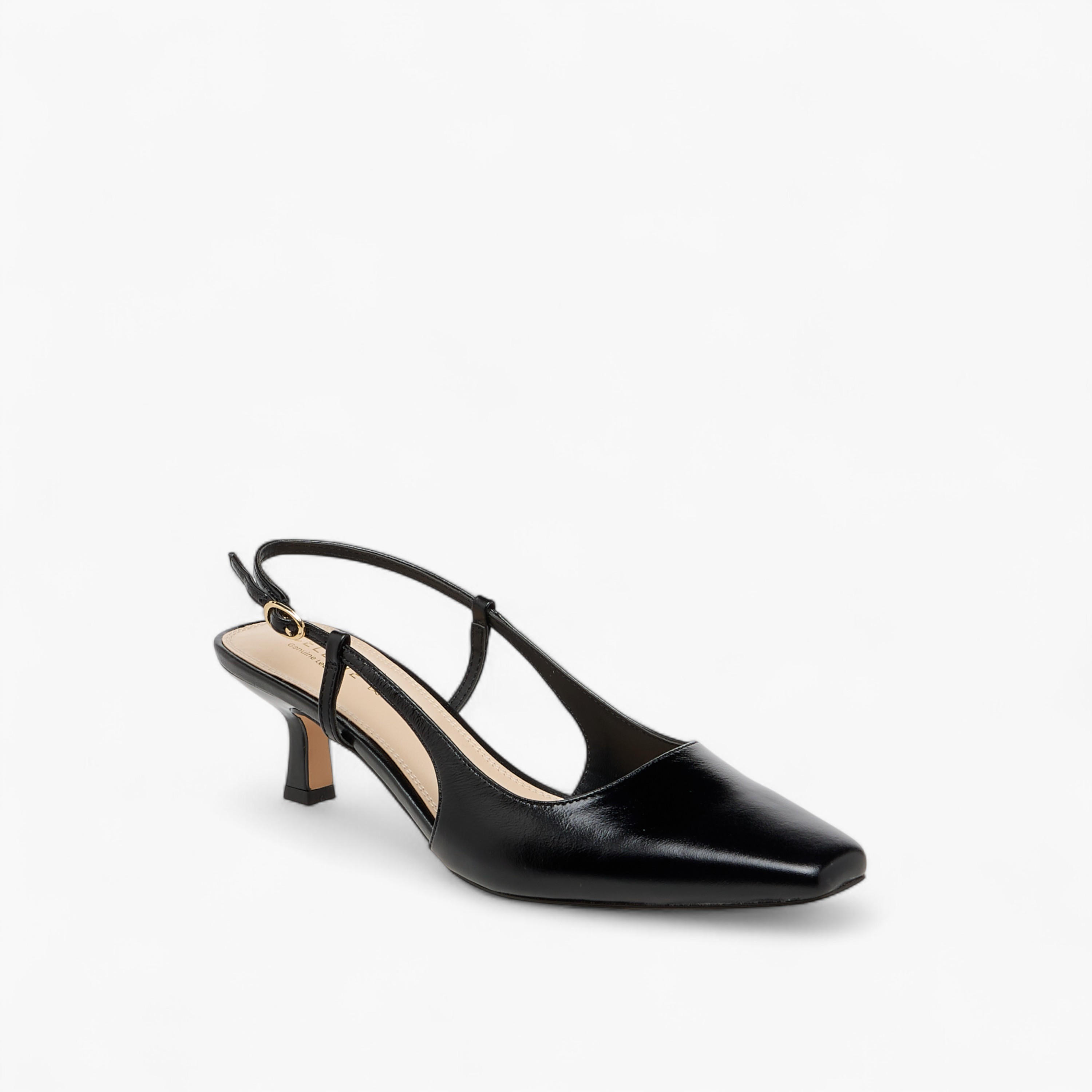 Celeste Women's Square Toe Shoes with Buckle Closure and Kitten Heels-women-shoes-heels-image-2