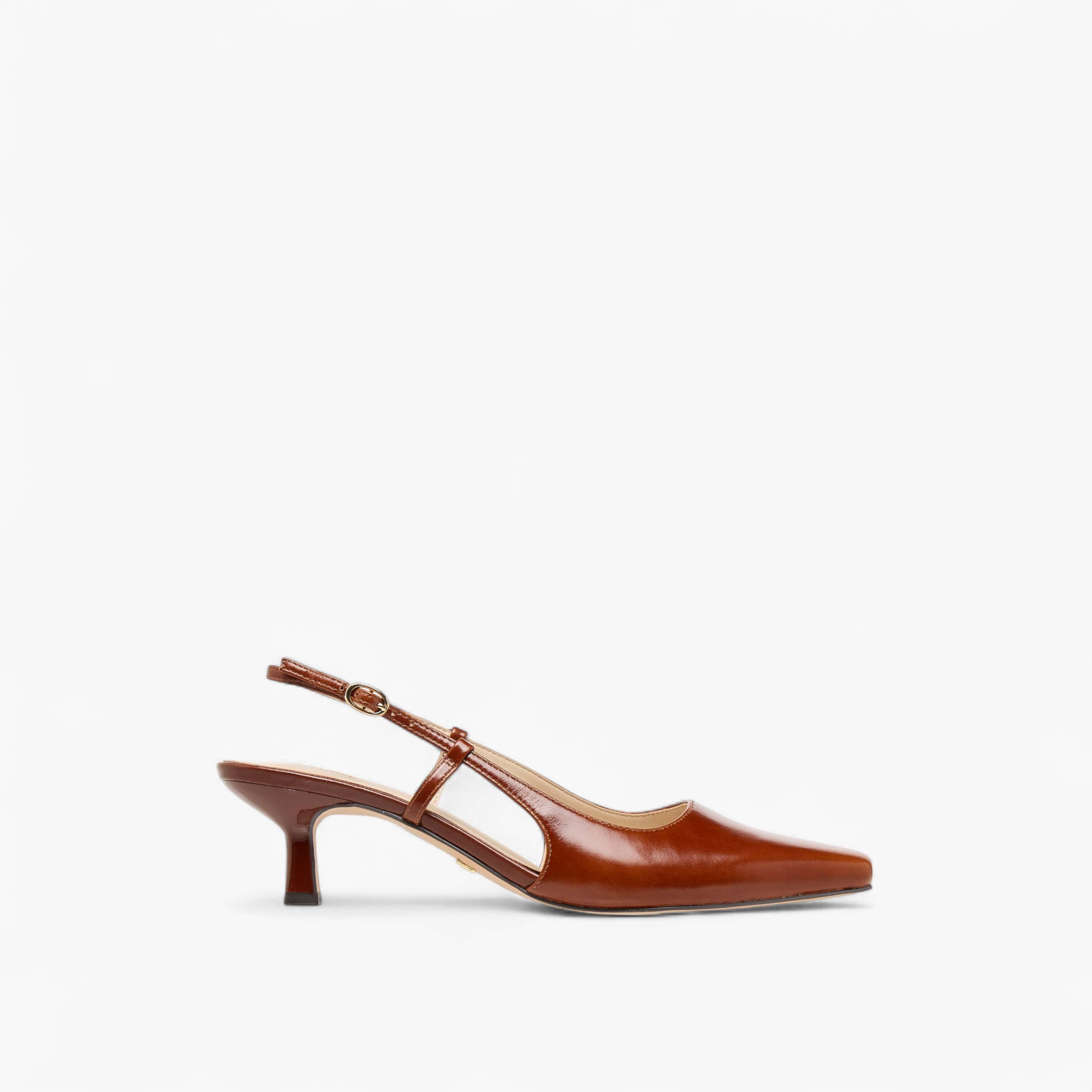 Celeste Women's Square Toe Shoes with Buckle Closure and Kitten Heels-women-shoes-heels-image-3