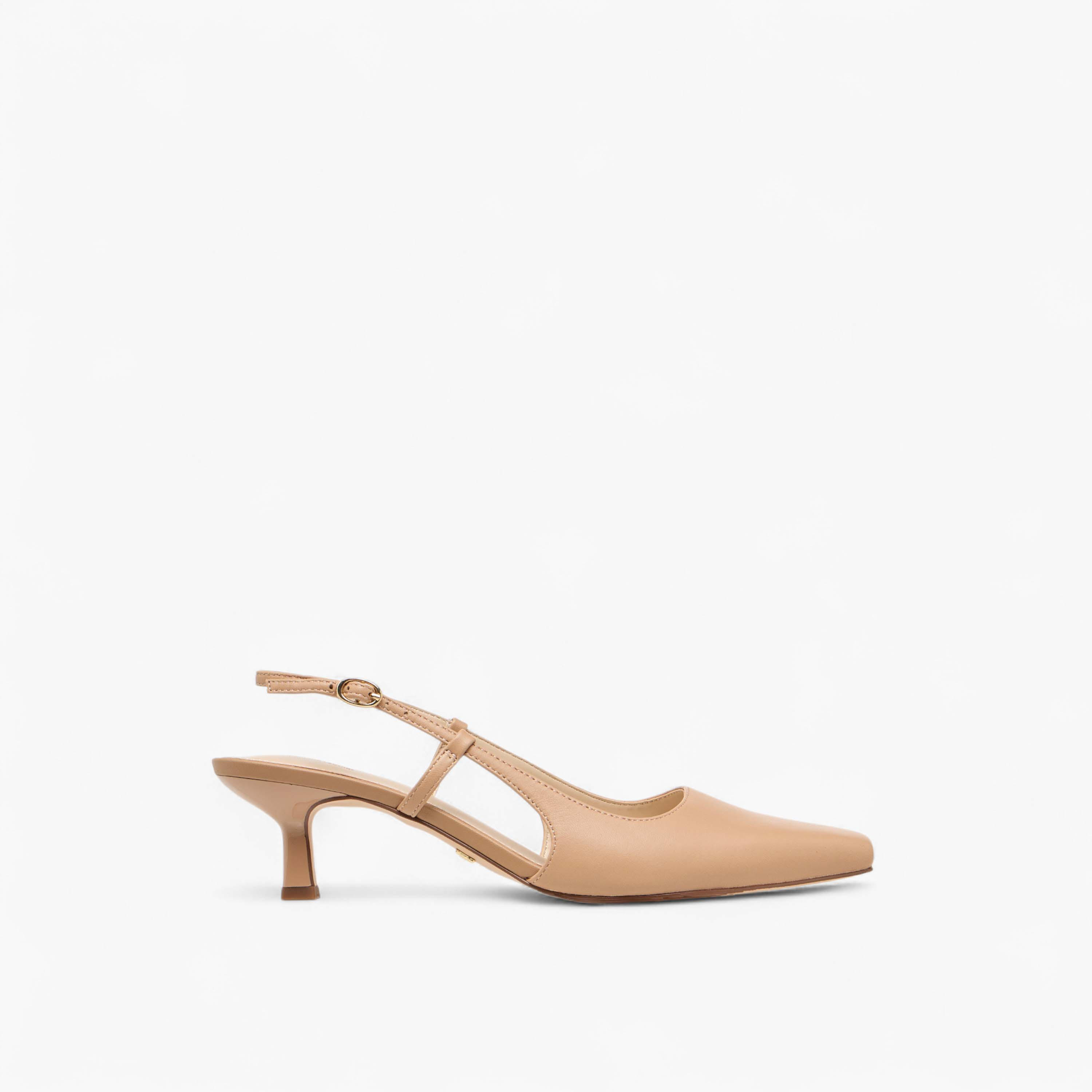 Celeste Women's Square Toe Shoes with Buckle Closure and Kitten Heels-women-shoes-heels-image-3