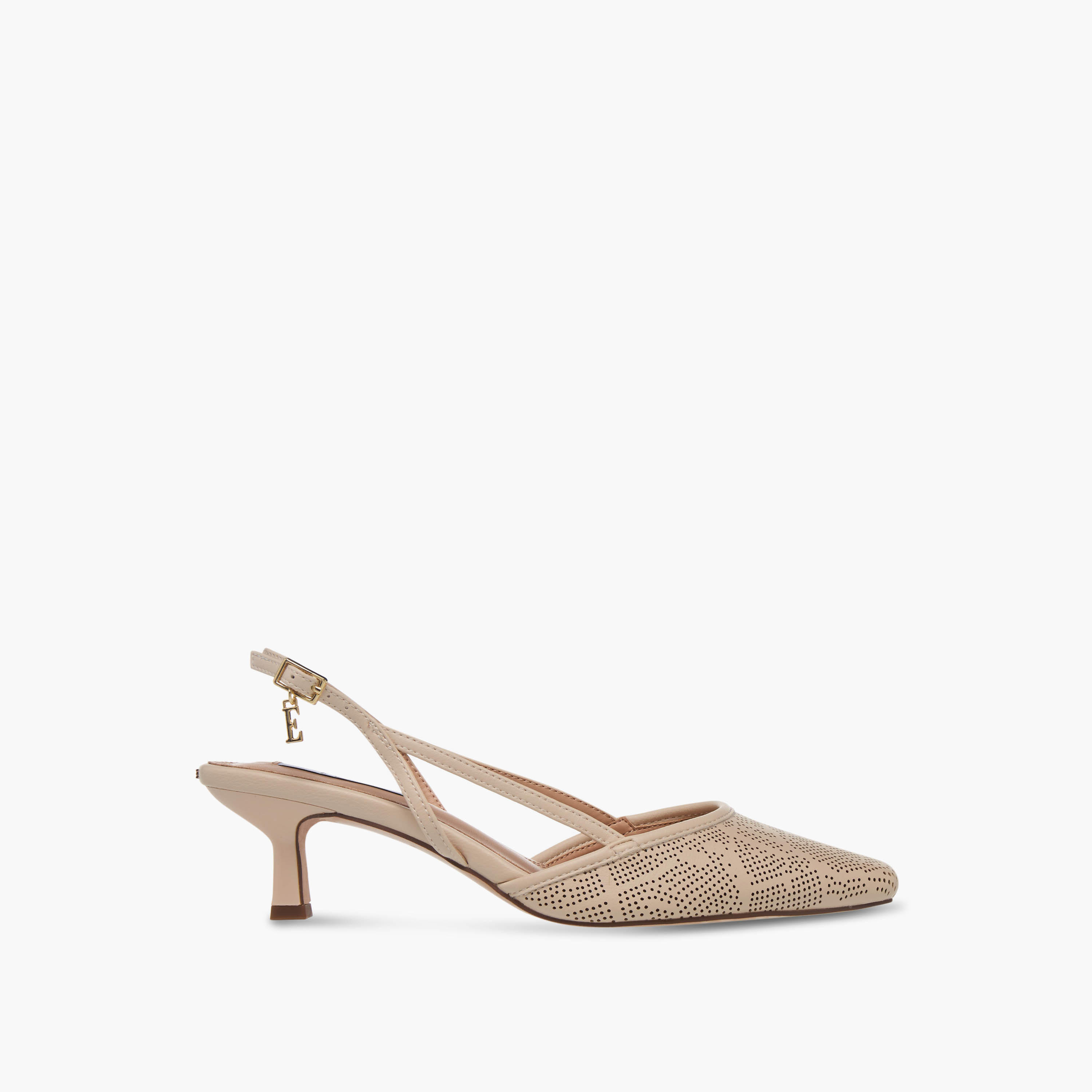 Elle Women Perforated Kitten Heel Sandals-women-shoes-sandals-heeled-image-3