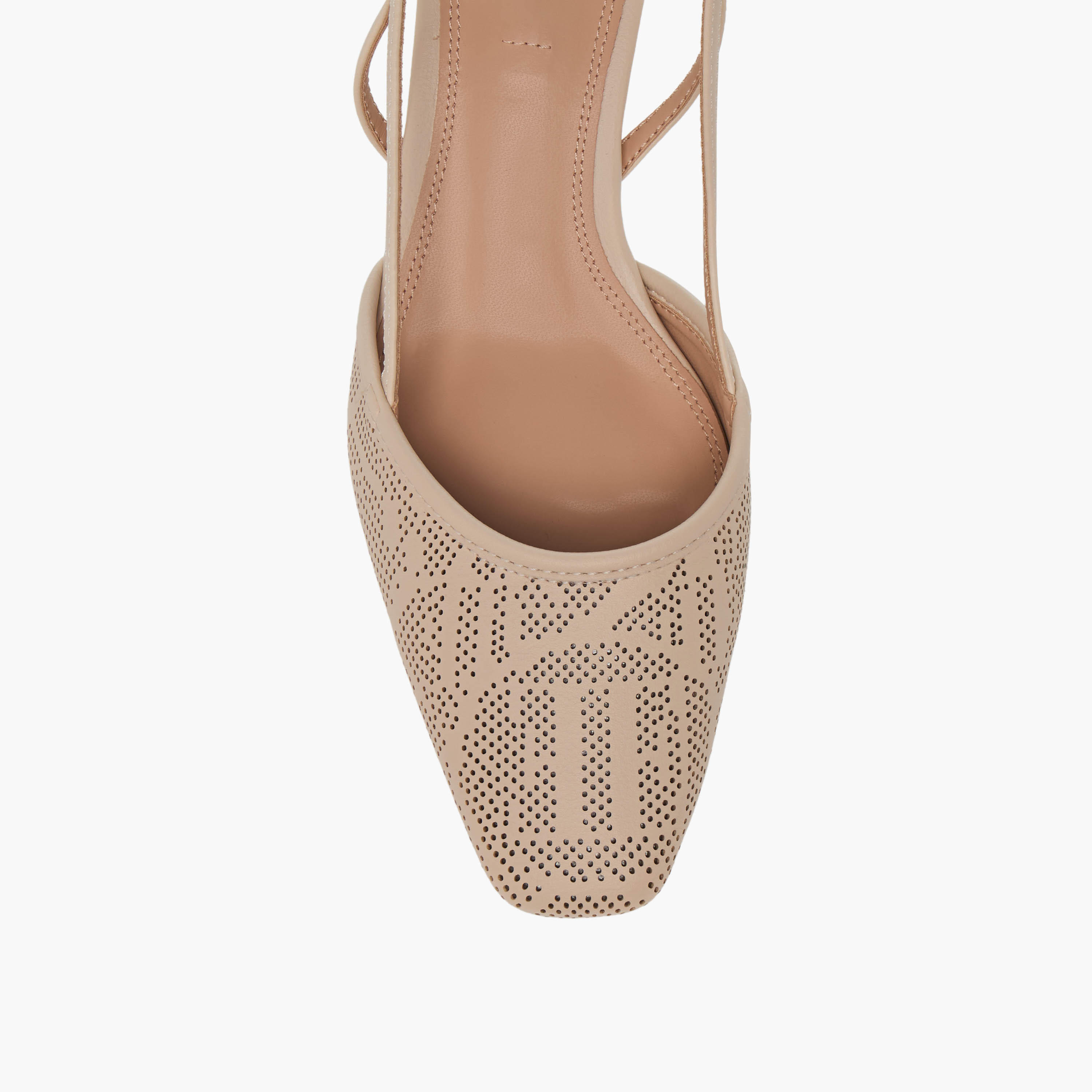 Elle Women Perforated Kitten Heel Sandals-women-shoes-sandals-heeled-image-4