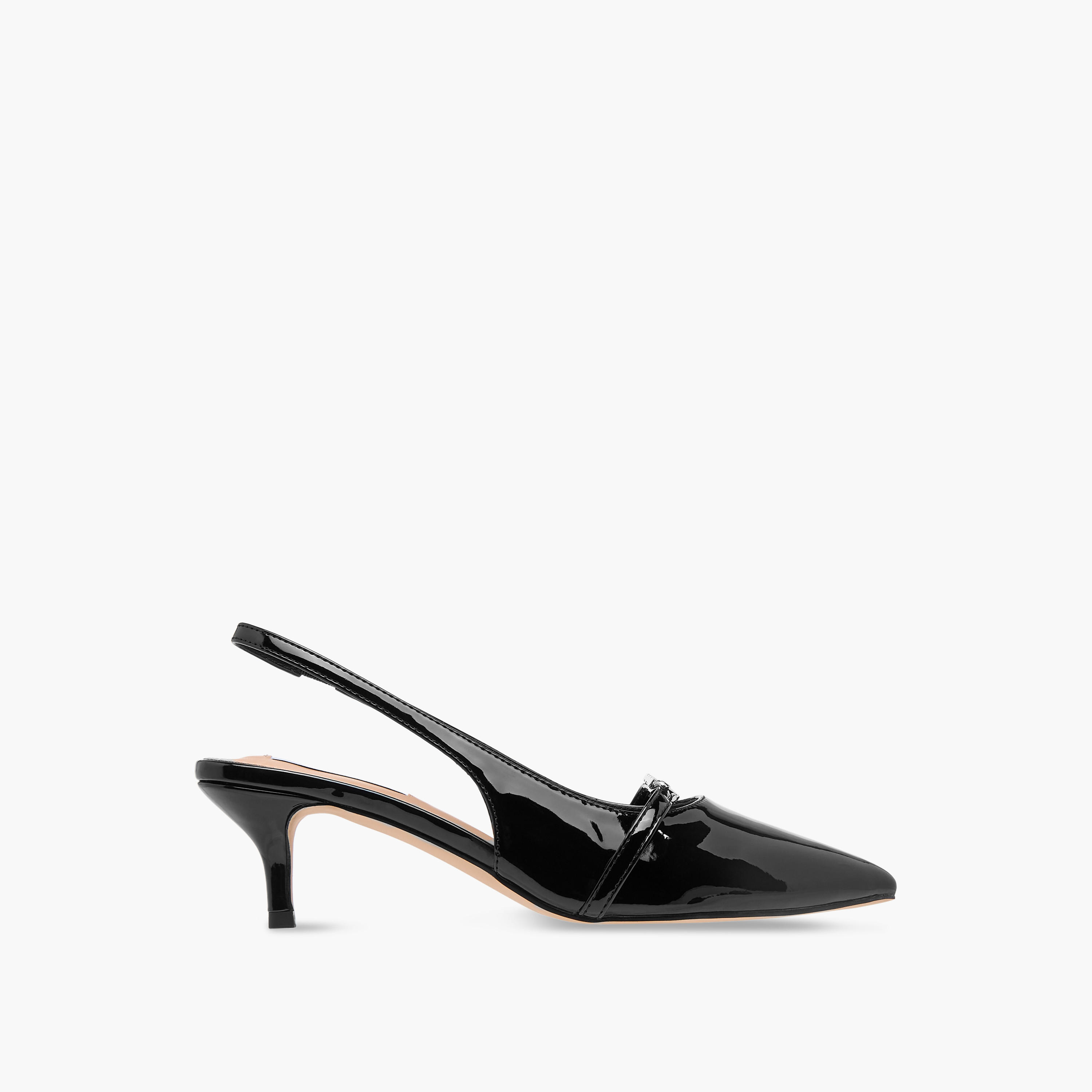 Elle Women's Logo Accent Slingback Shoes with Stiletto Heels-women-shoes-sandals-heeled-image-3