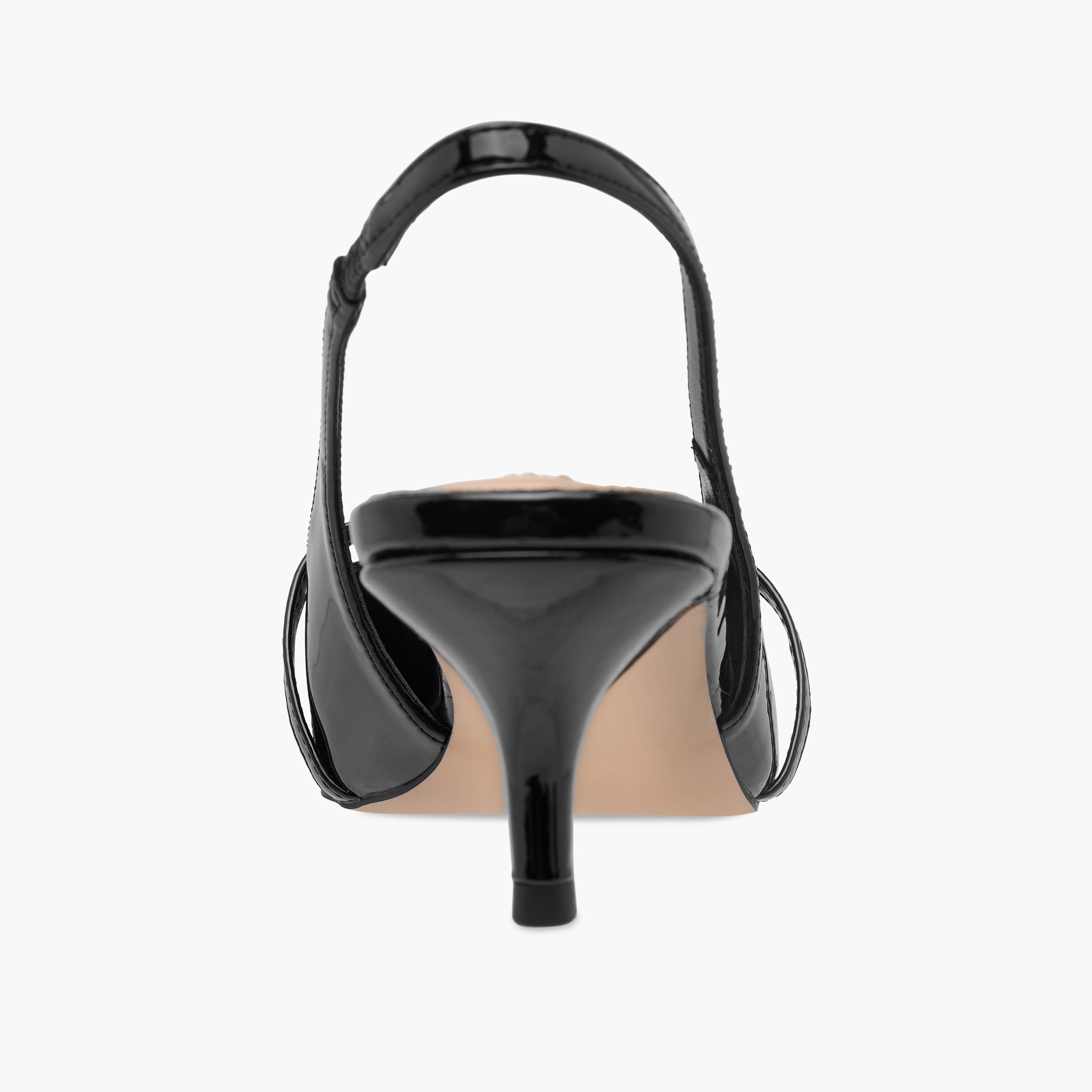 Elle Women's Logo Accent Slingback Shoes with Stiletto Heels-women-shoes-sandals-heeled-image-5
