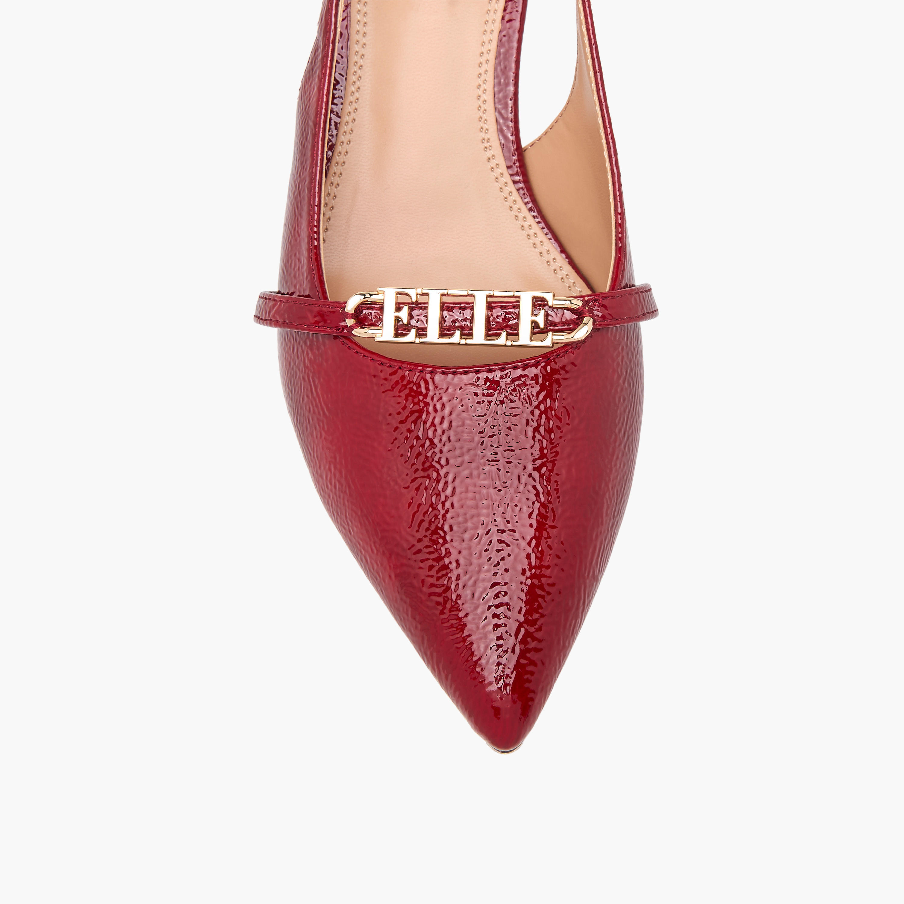 Elle Women's Logo Accent Slingback Shoes with Stiletto Heels-women-shoes-sandals-heeled-image-4