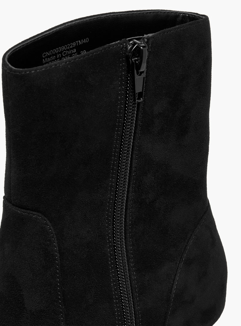 Celeste Women's Kitten Heel Zip Closure Ankle Boots-women-shoes-boots-image-5