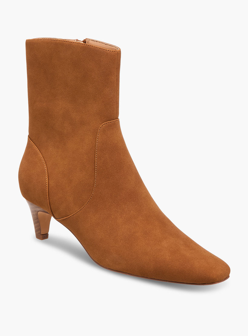 Celeste Women's Kitten Heel Zip Closure Ankle Boots-women-shoes-boots-image-2