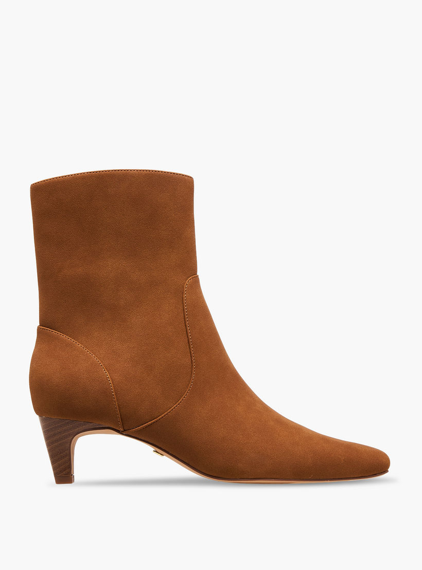 Celeste Women's Kitten Heel Zip Closure Ankle Boots-women-shoes-boots-image-3