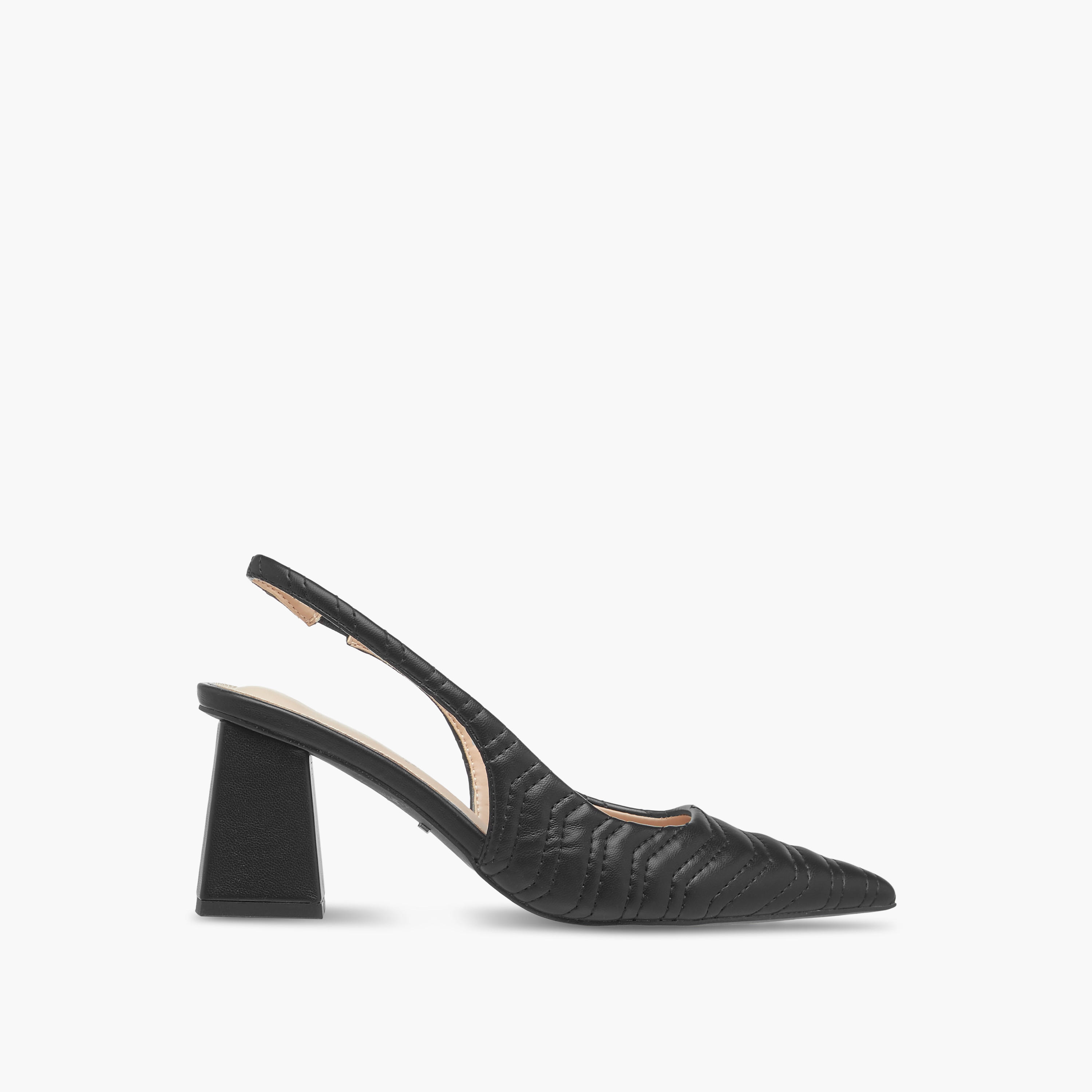 حذاء ميول مبطن بحزام خلفي وكعب سميك من بابريكا-women-shoes-sandals-heeled-image-3