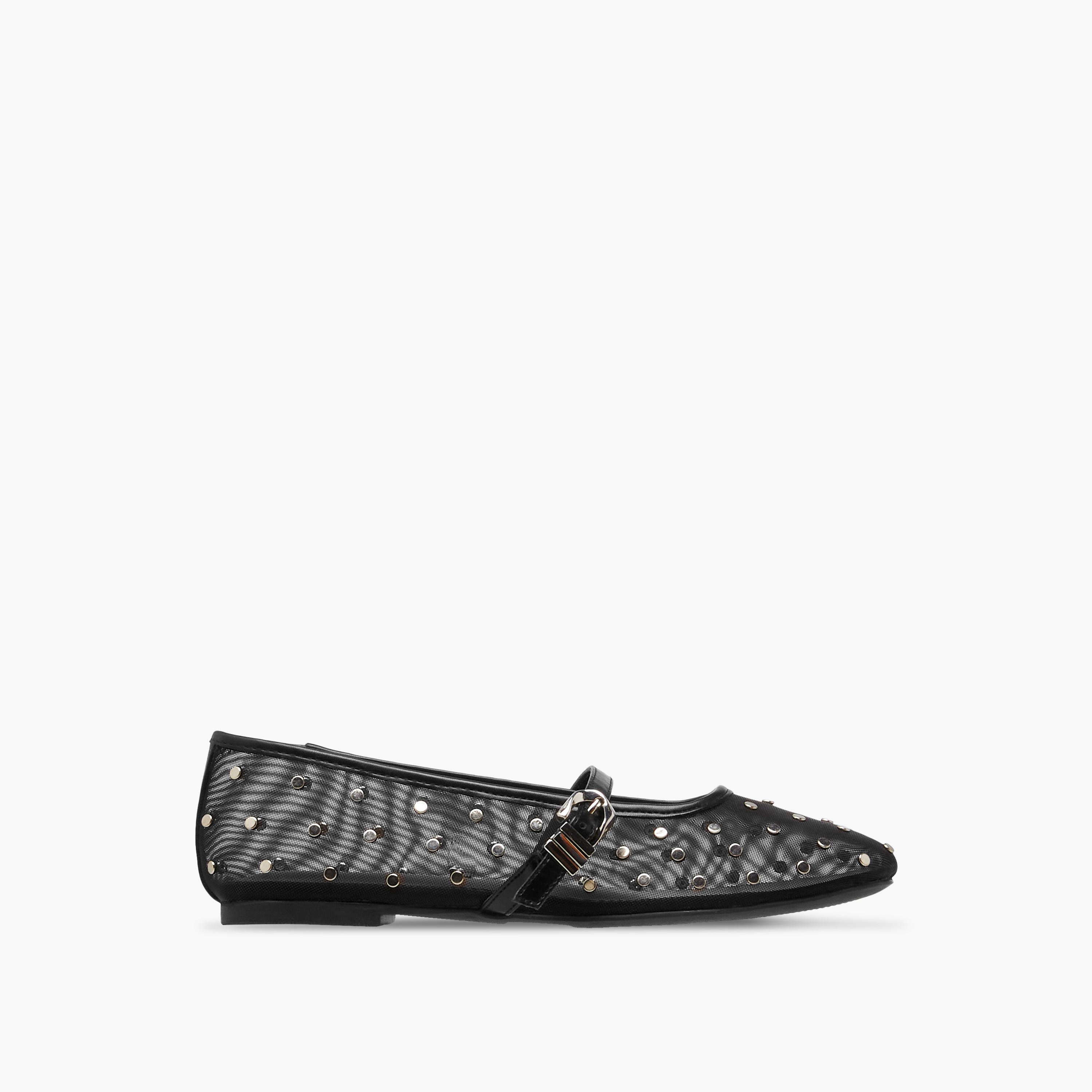 Celeste Women Studded Buckle Closure Ballerina Shoes-women-shoes-ballerinas-image-3