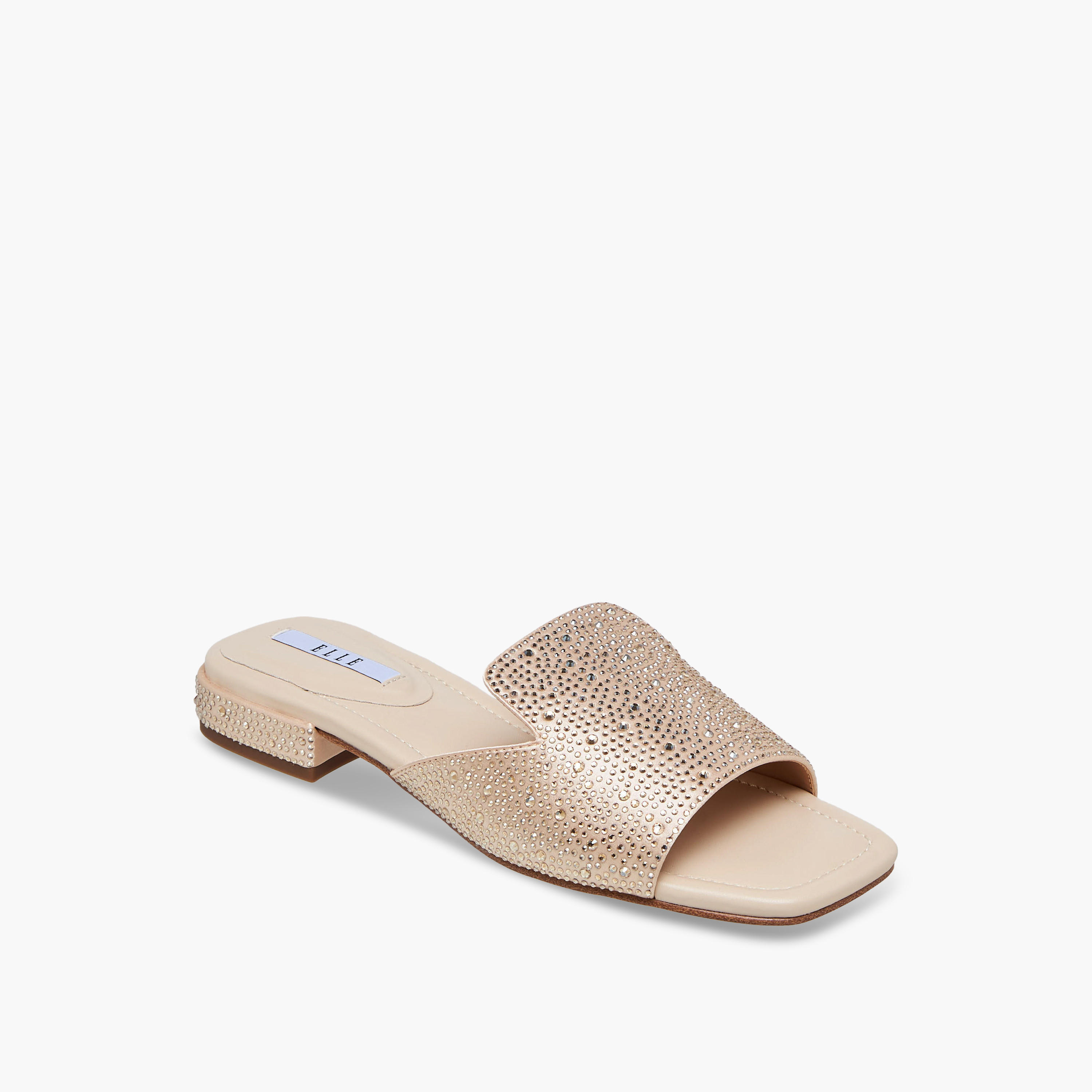 Elle Women Embellished Slip-On Sandals-women-shoes-flats-sandals-image-2