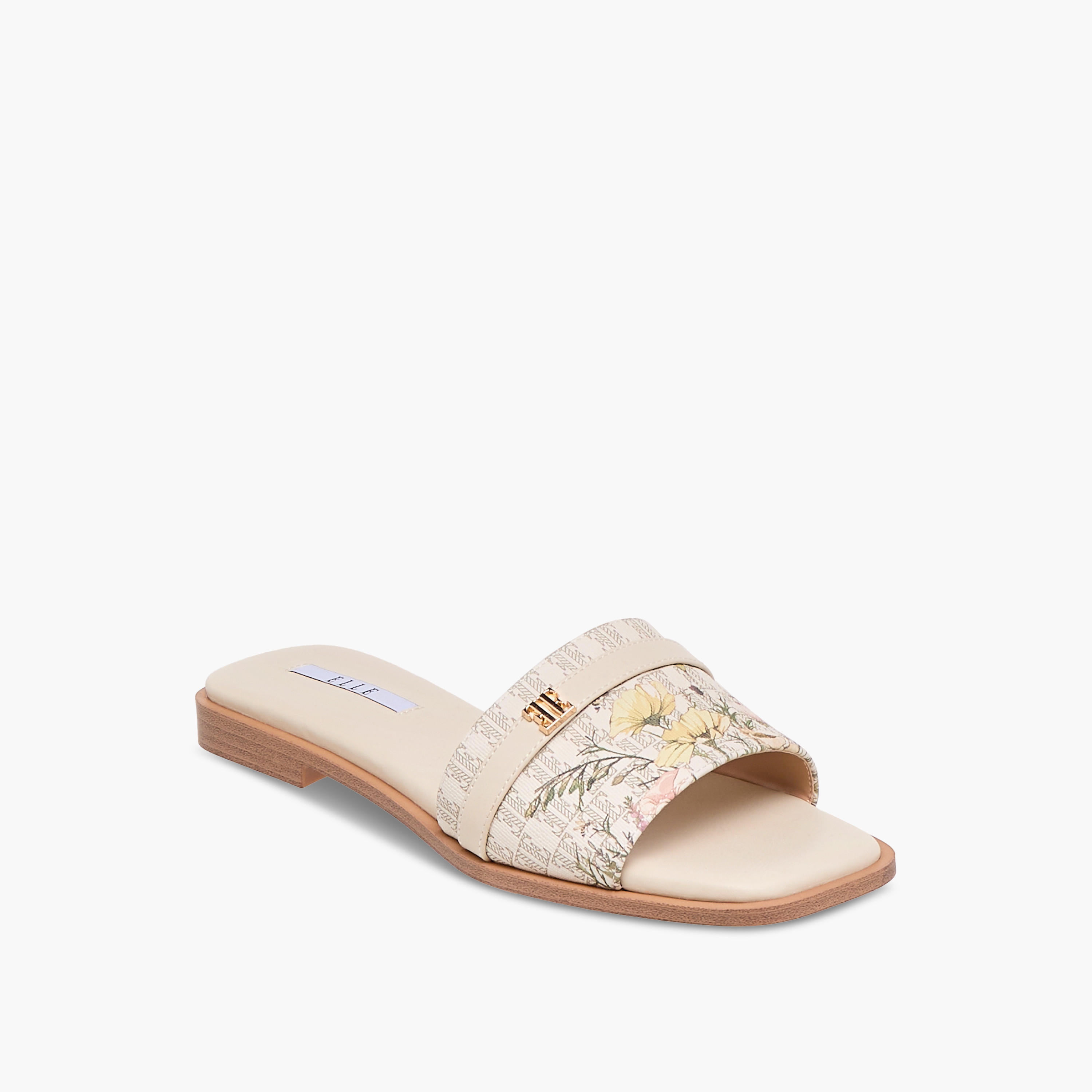 Elle Women's Floral Print Slip-On Flat Sandals-women-shoes-flats-sandals-image-2