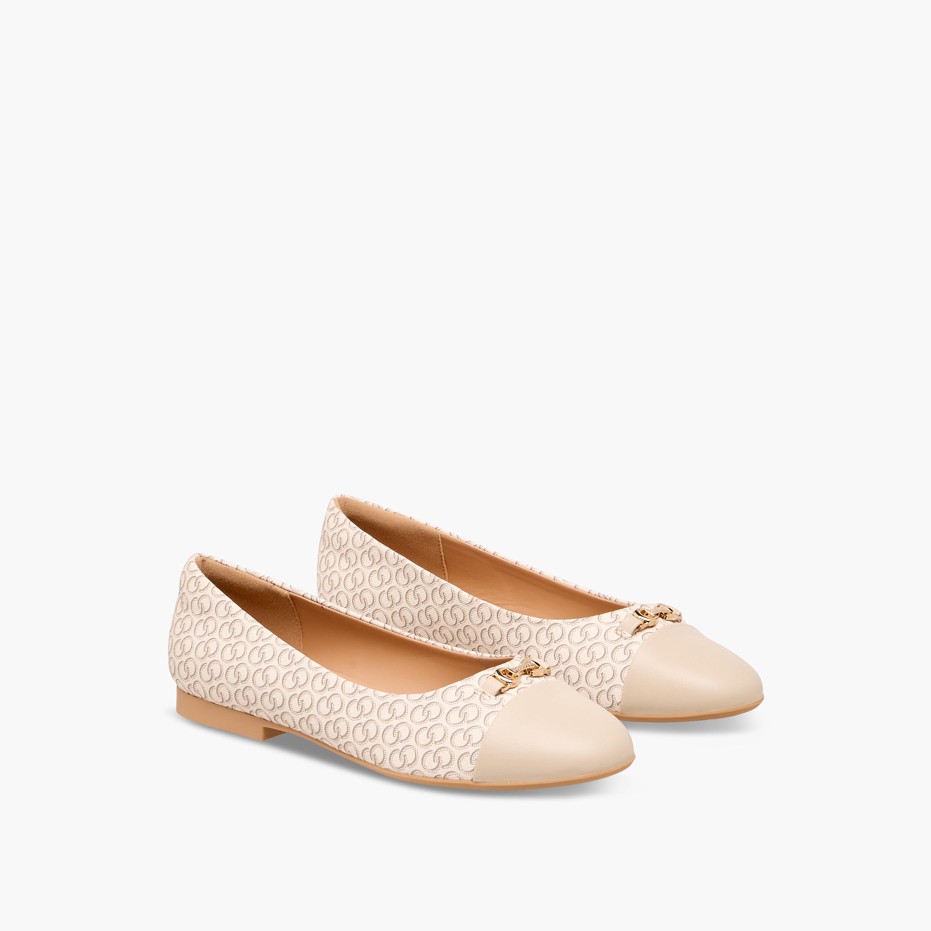 حذاء باليرينا سهل الارتداء بطبعات مونوجرام للنساء من سيليست-women-shoes-ballerinas-image-1