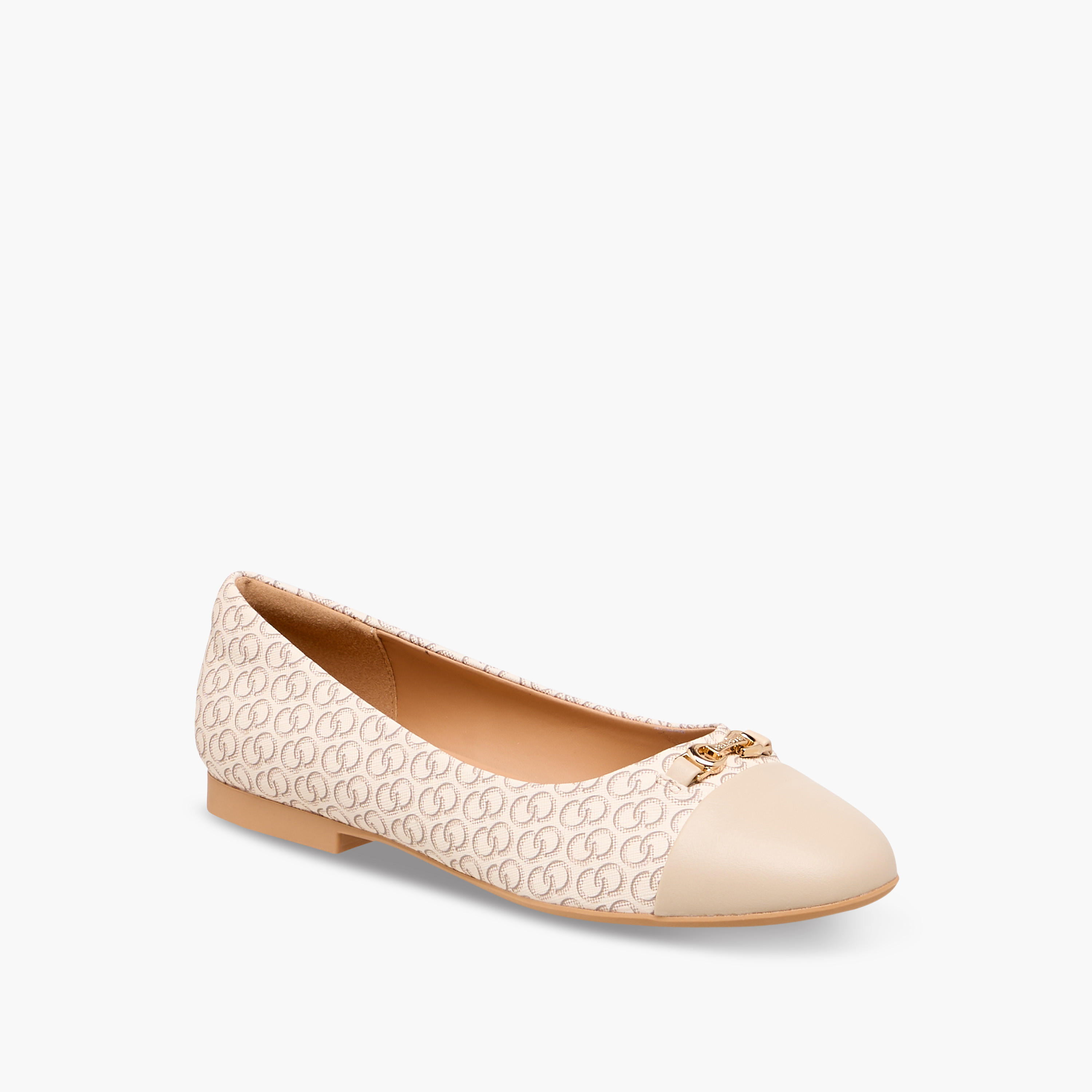 Celeste Women's Monogram Print Slip-On Ballerina Shoes-women-shoes-ballerinas-image-2