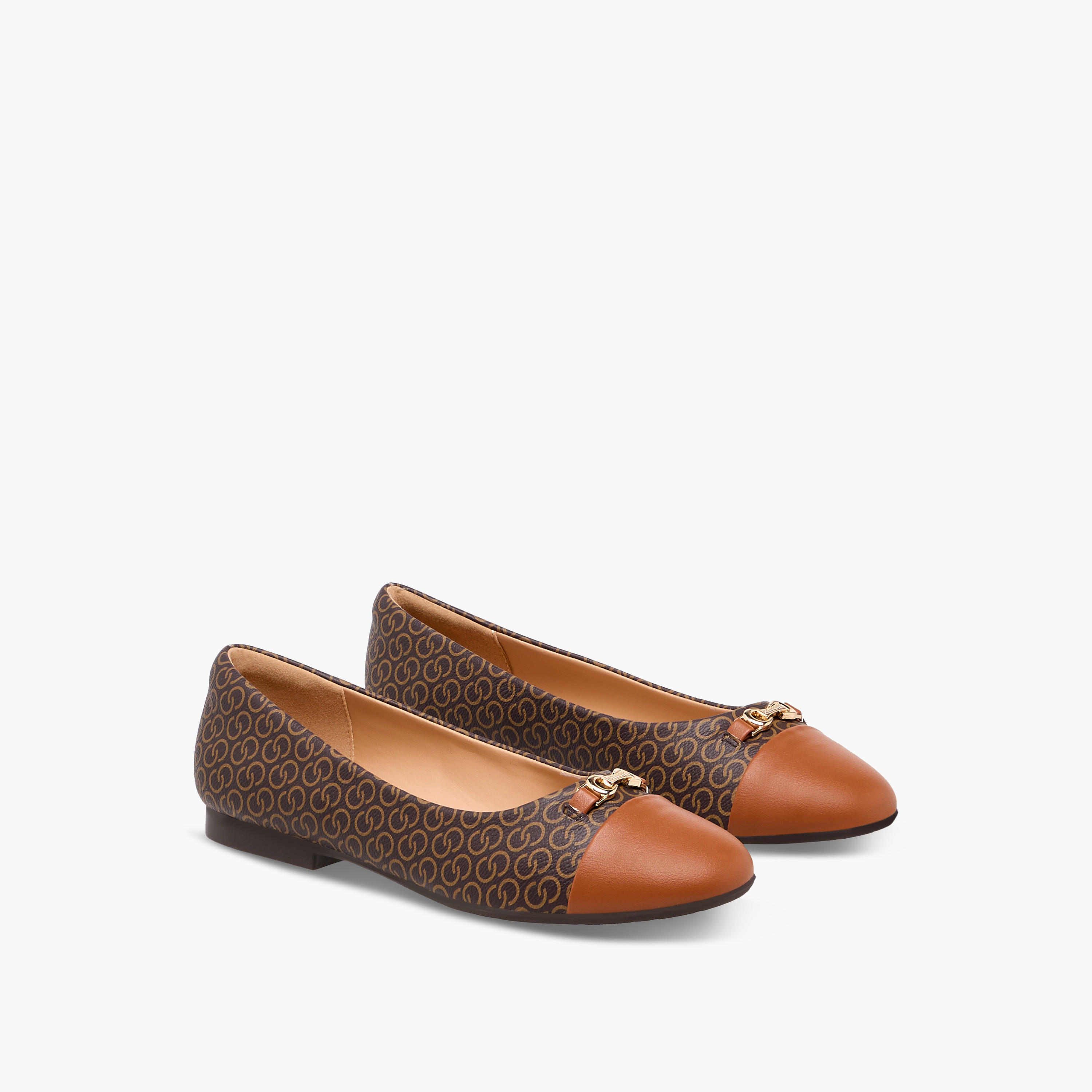 Celeste Women's Monogram Print Slip-On Ballerina Shoes-women-shoes-ballerinas-image-1