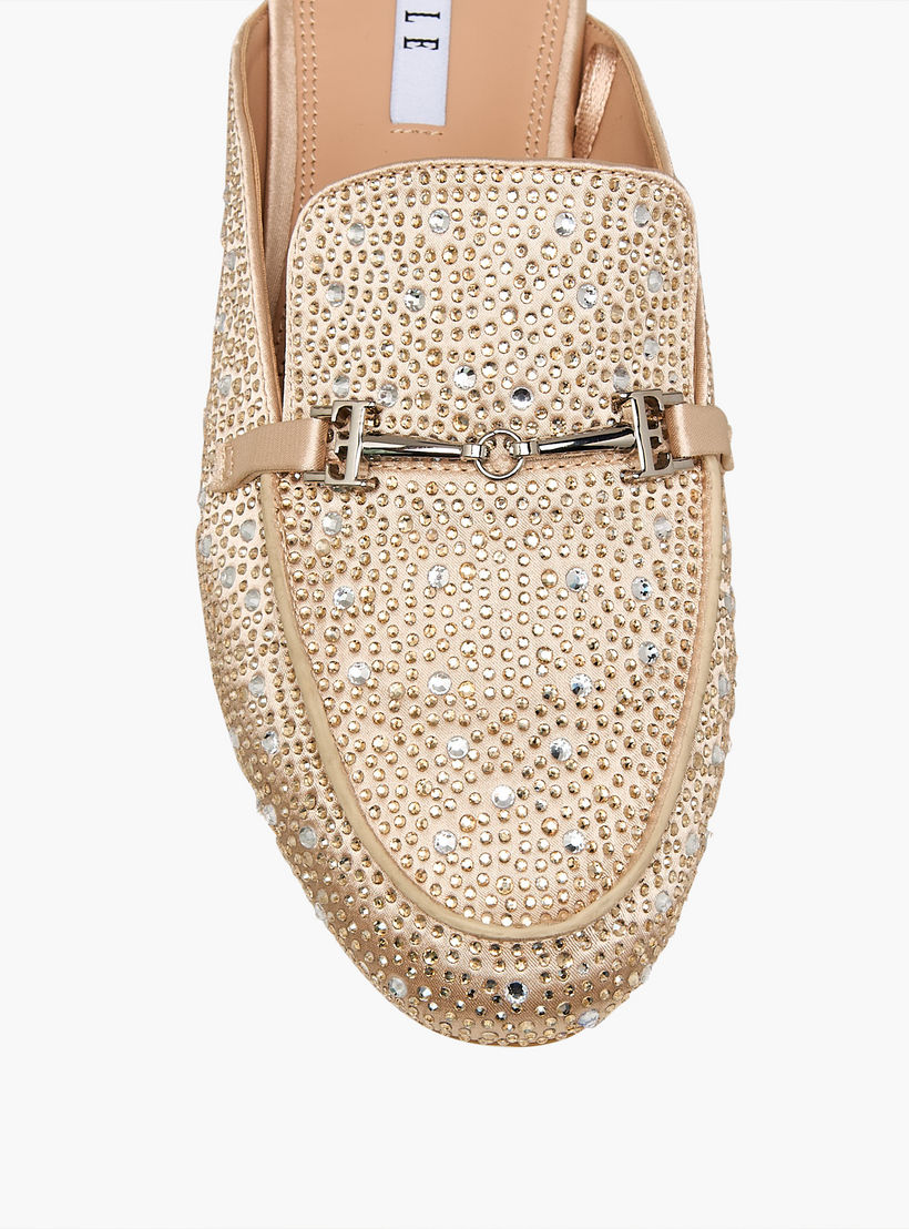 Elle Women Embellished Slip-On Mules-women-shoes-flats-mules-image-4