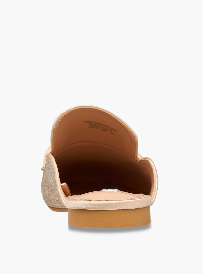 Elle Women Embellished Slip-On Mules-women-shoes-flats-mules-image-5