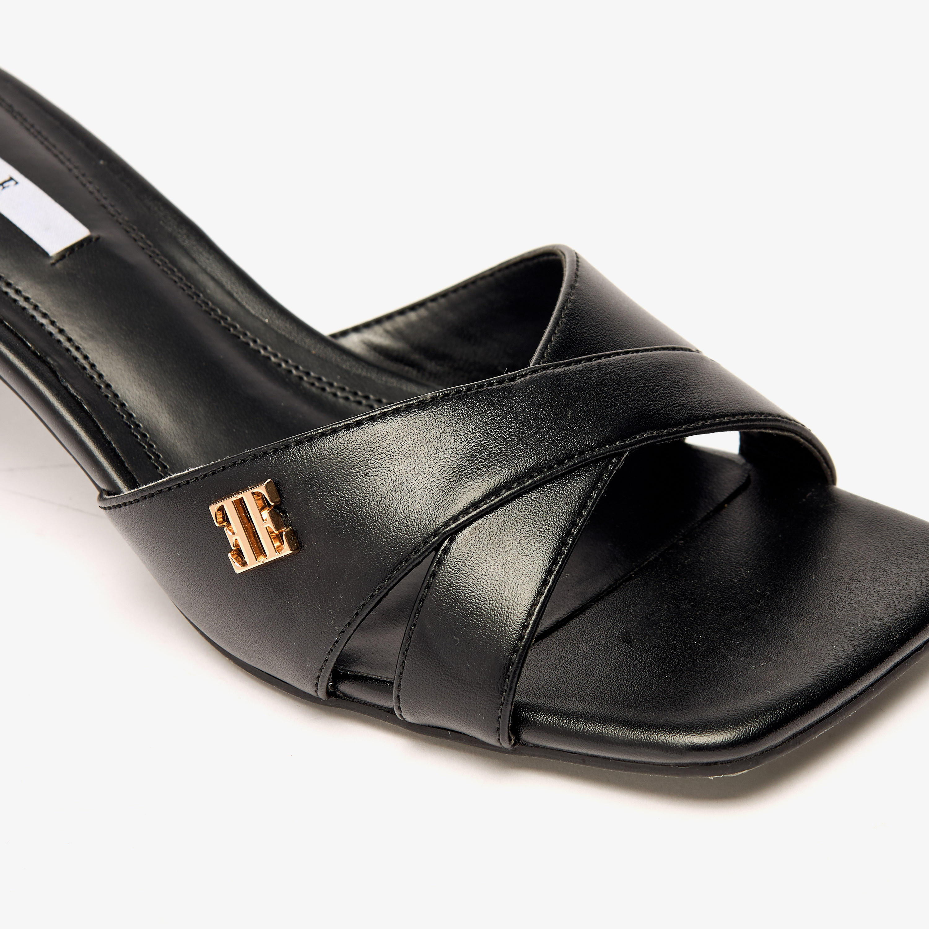 صندل سادة بحزام متقاطع وكعب صغير للنساء من إيل-women-shoes-sandals-heeled-image-10