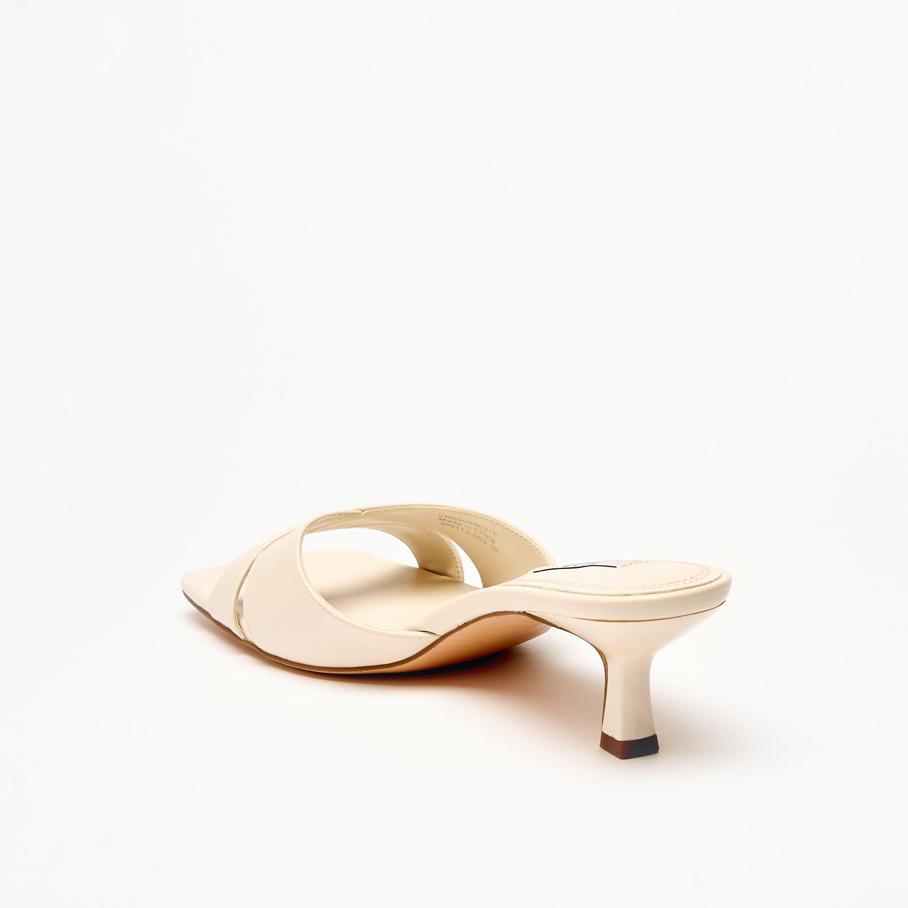 صندل سادة بحزام متقاطع وكعب صغير للنساء من إيل-women-shoes-sandals-heeled-image-2