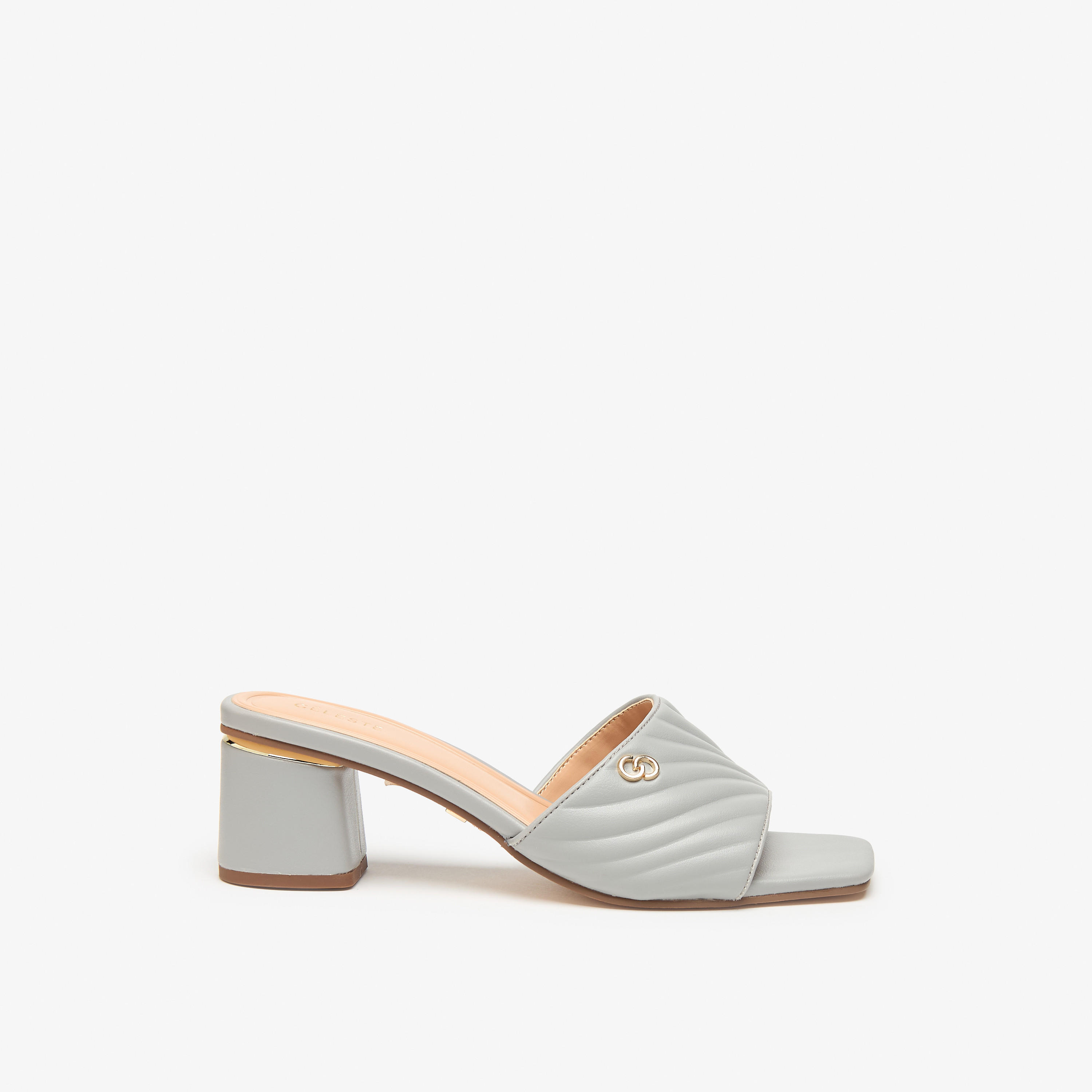Celeste Women's Quilted Slip-On Sandals with Block Heel-women-shoes-sandals-heeled-image-3