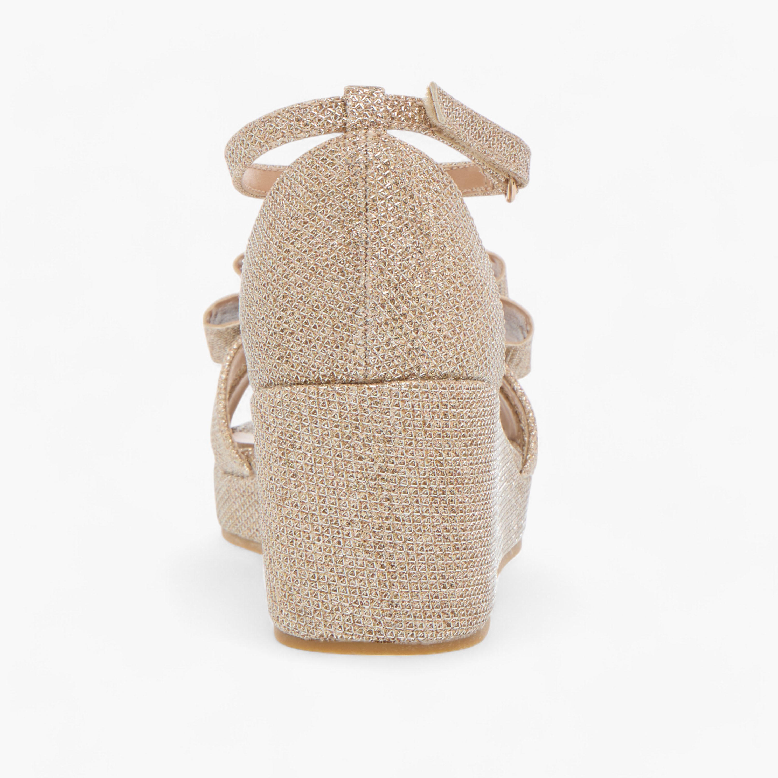 Celeste Girls' Embellished Wedge Sandals with Hook and Loop Closure-girls-shoes-sandals-image-5
