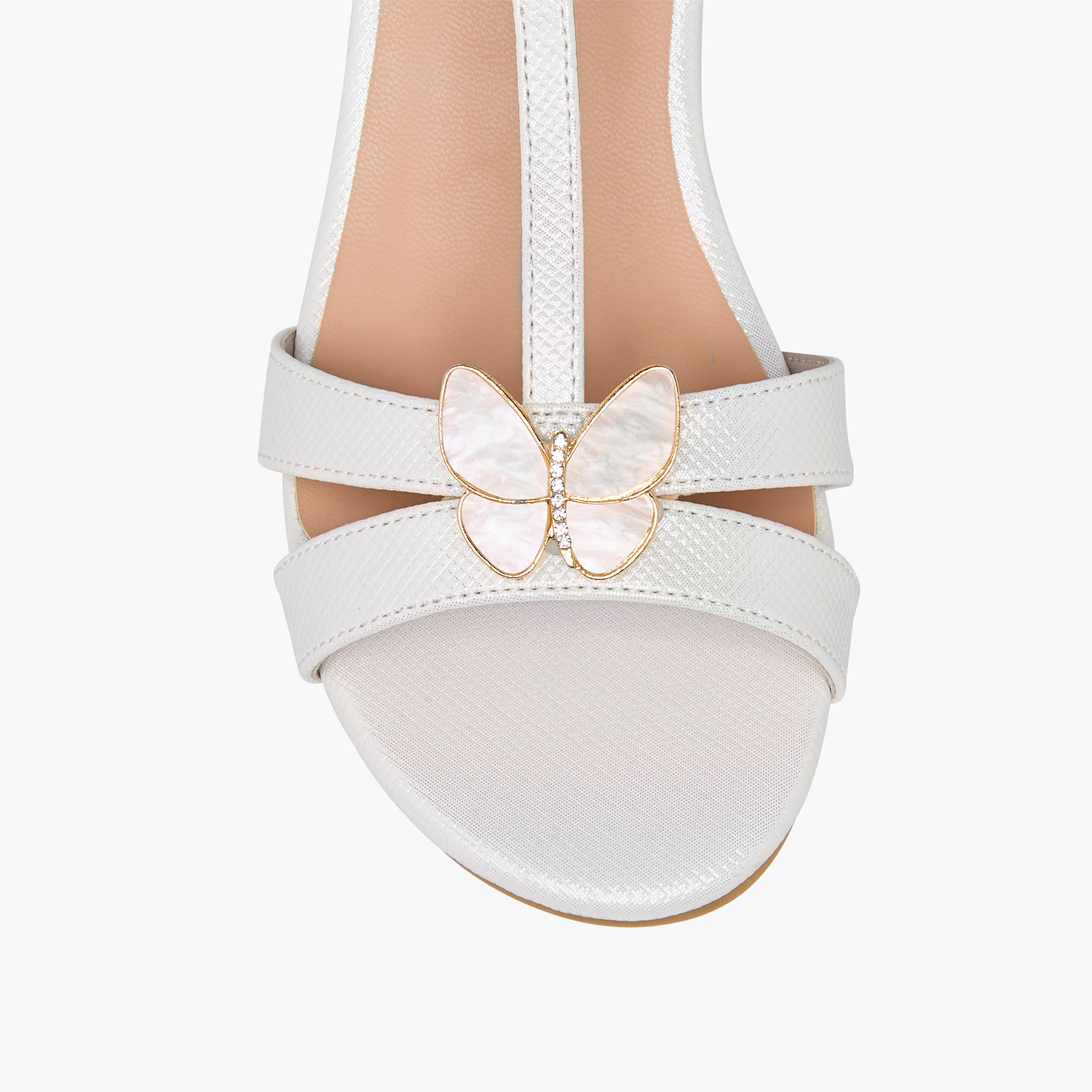 Celeste Girls' Butterfly Accent Block Heel Sandals with Hook and Loop Closure-girls-shoes-sandals-image-4