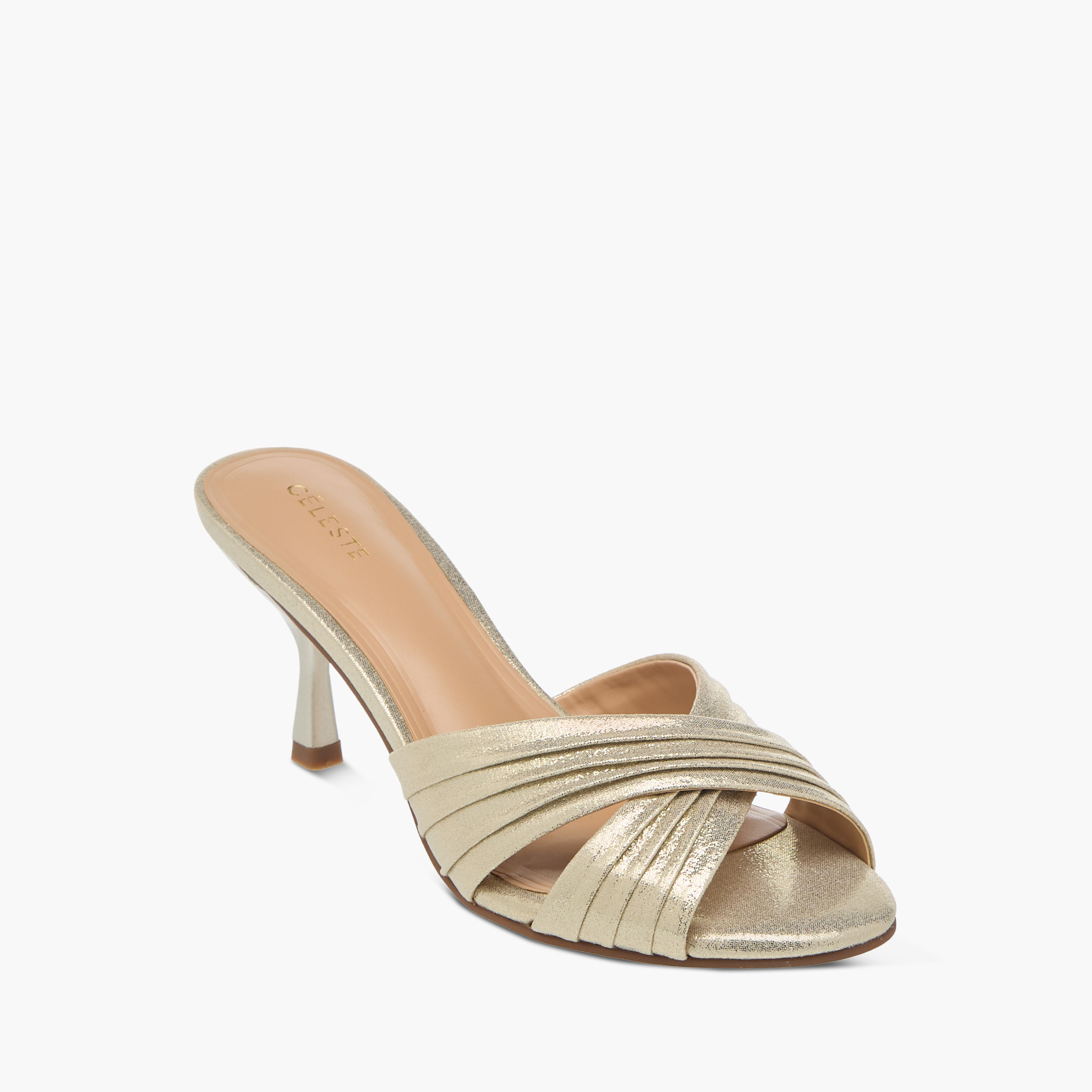 Celeste Women's Cross Strap Slip-On Sandals with Stiletto Heels-women-shoes-sandals-heeled-image-2