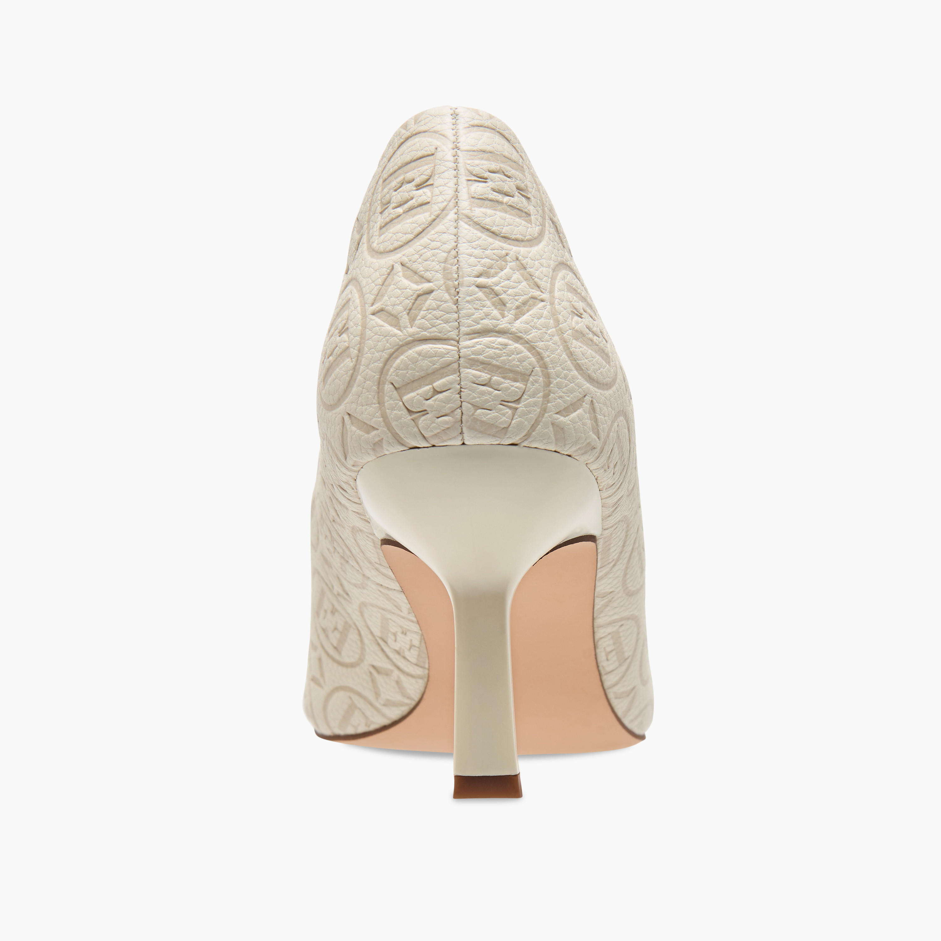 Elle Women's Logo Detail Pointed Toe Pumps with Stiletto Heels-women-shoes-heels-image-5