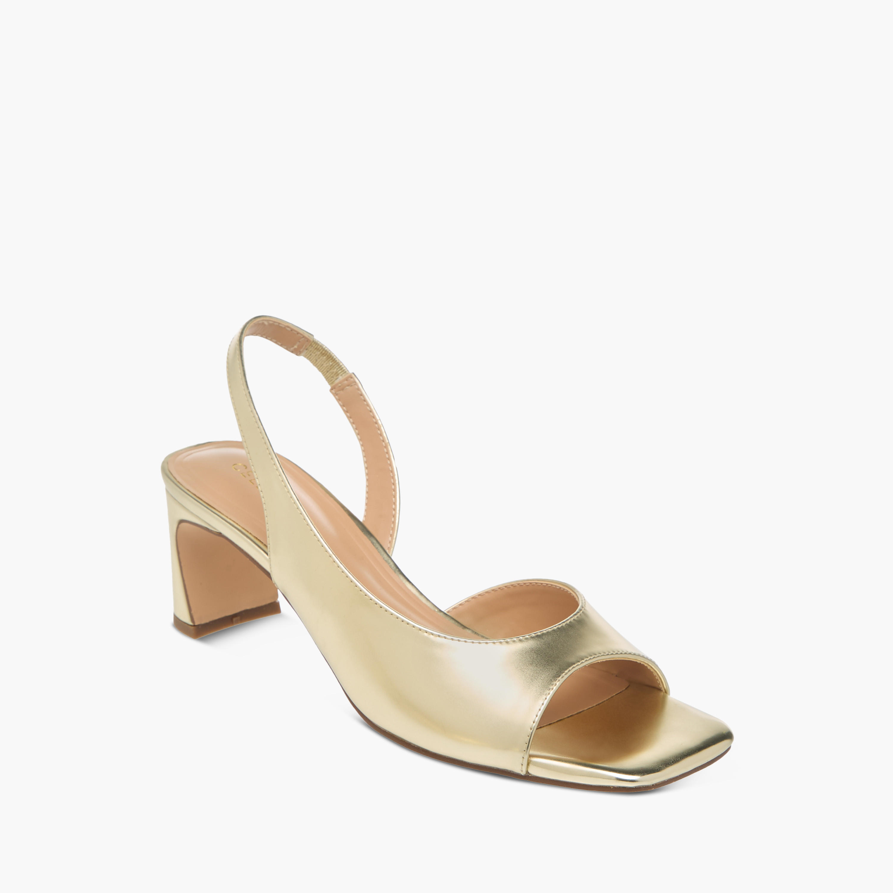 صندل سادة بحزام خلفي وكعب سميك للنساء من سيليست-women-shoes-sandals-heeled-image-4