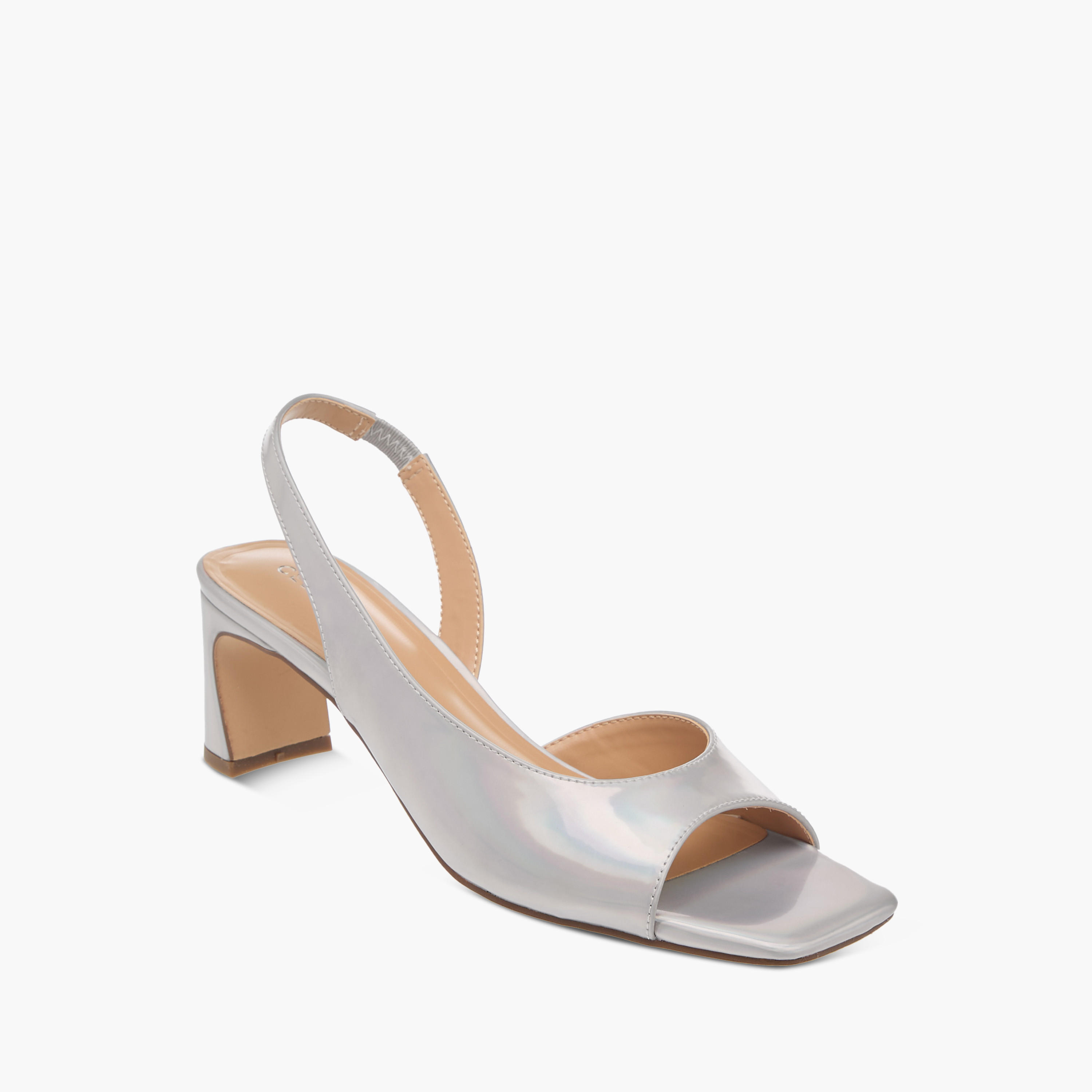 Celeste Women's Solid Slingback Sandals with Block Heels-women-shoes-sandals-heeled-image-2