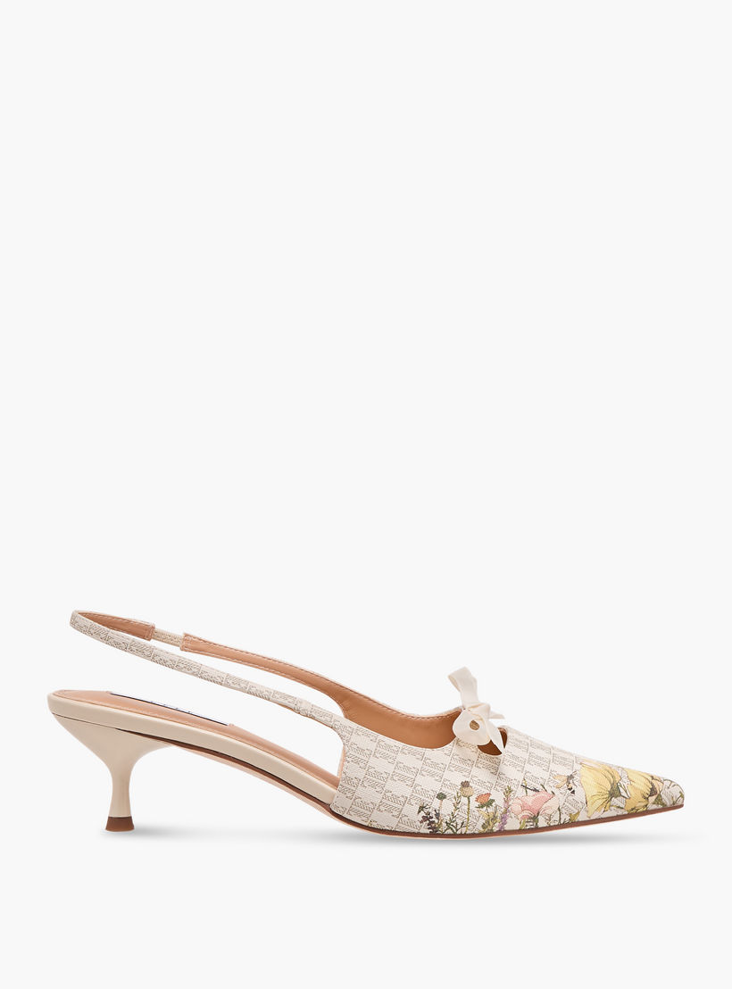 Elle Women's Monogram Print Slingback Shoes with Kitten Heels-women-shoes-heels-image-3