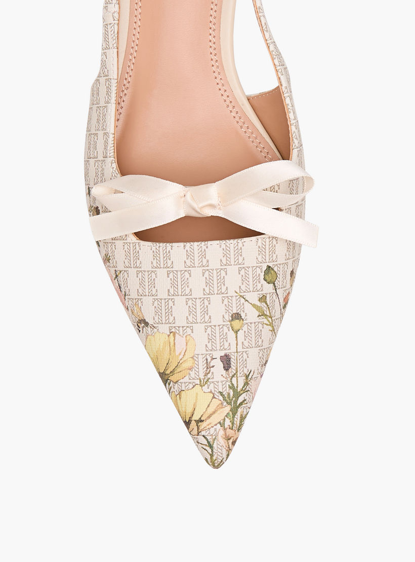 Elle Women's Monogram Print Slingback Shoes with Kitten Heels-women-shoes-heels-image-4