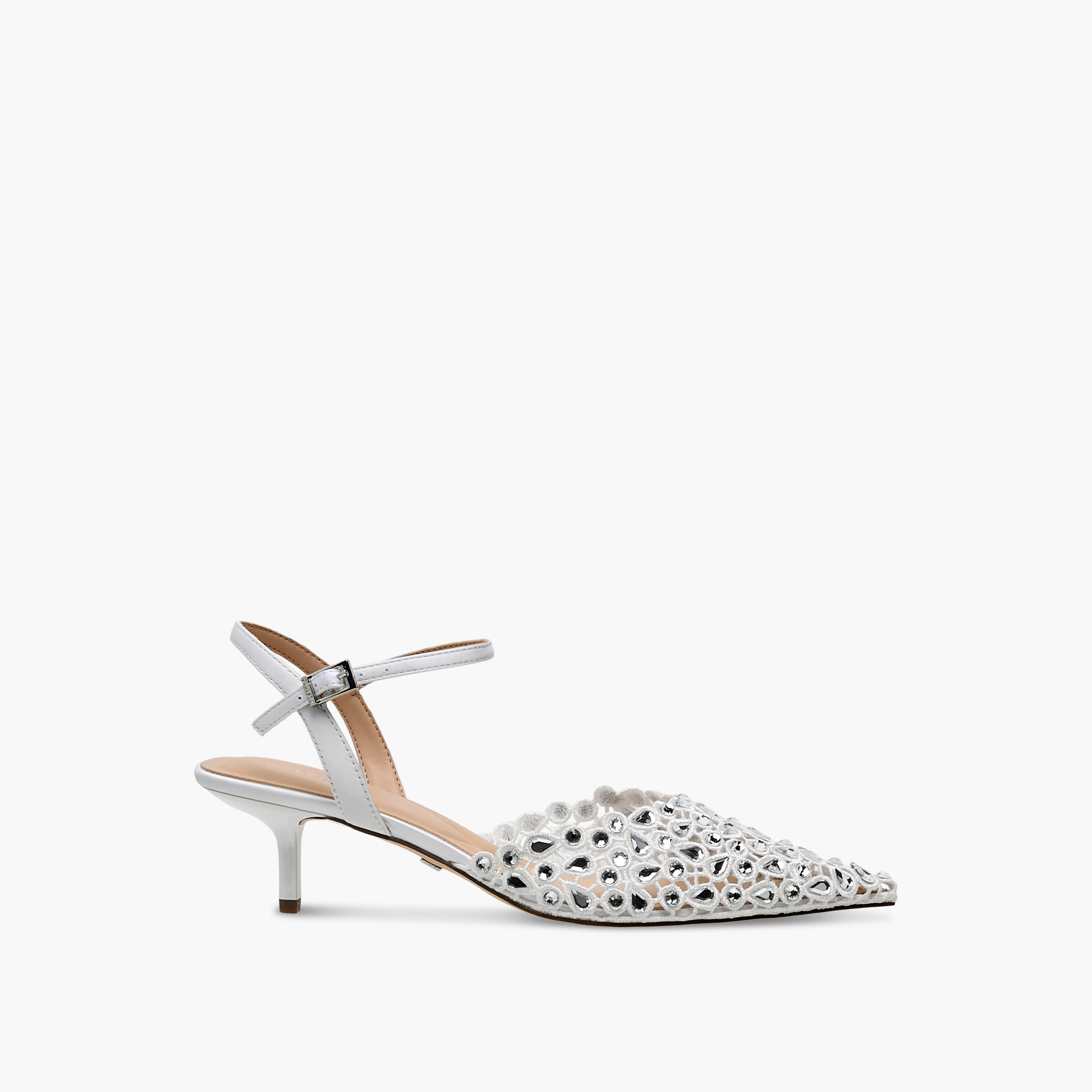 Celeste Women Kitten Heel Pointed Toe Mules-women-shoes-heels-image-3