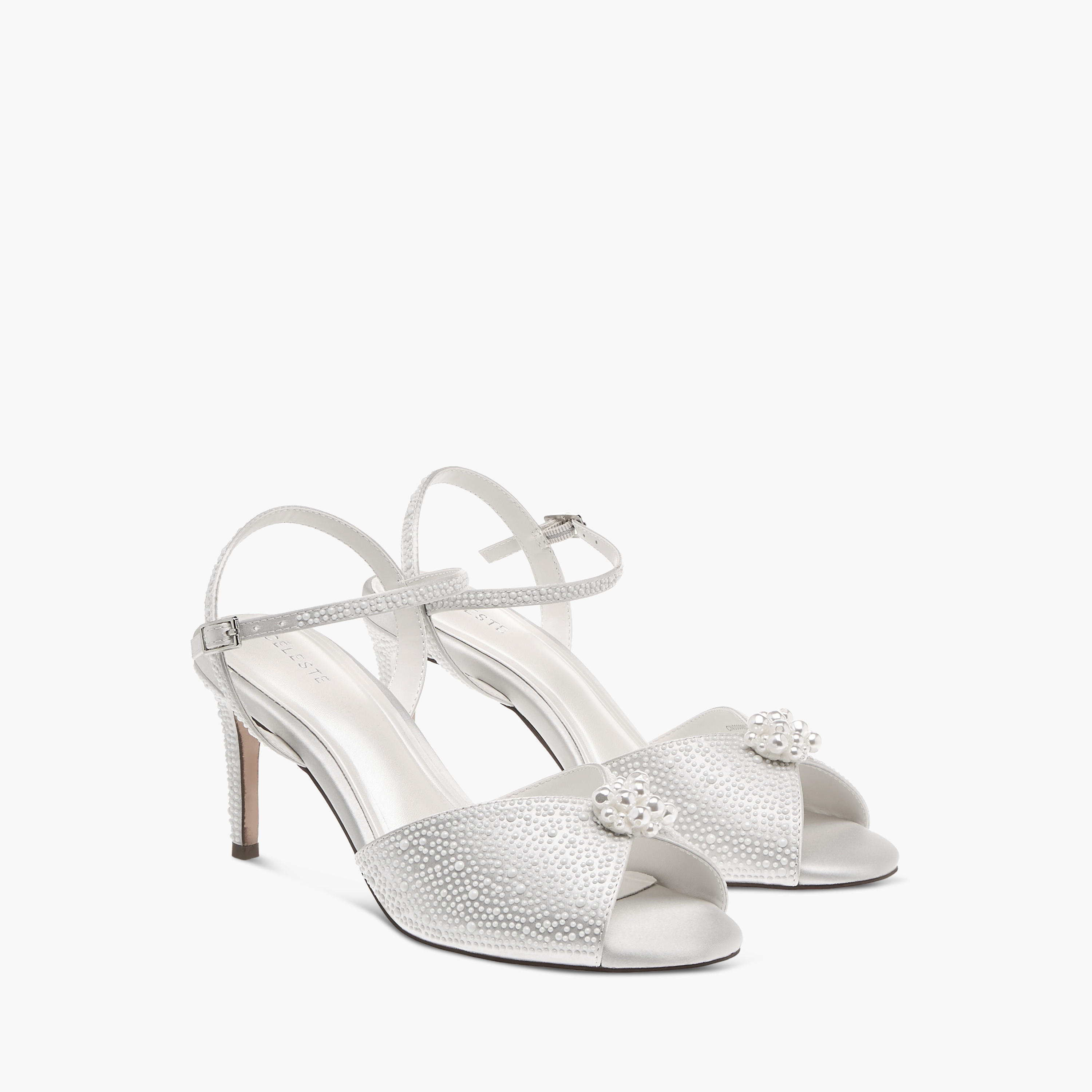 Celeste Women's Pearl Embellished Stiletto Sandals with Buckle Closure-women-shoes-sandals-heeled-image-1
