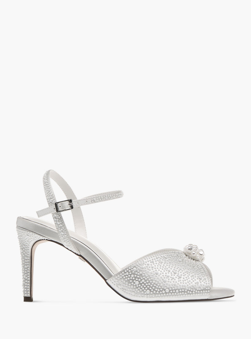 Celeste Women's Pearl Embellished Stiletto Sandals with Buckle Closure-women-shoes-sandals-heeled-image-3