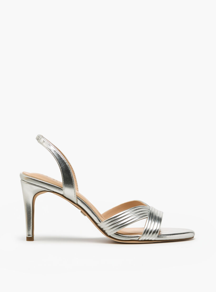 Celeste Women Textured Stiletto Heel Sandals-women-shoes-sandals-heeled-image-3