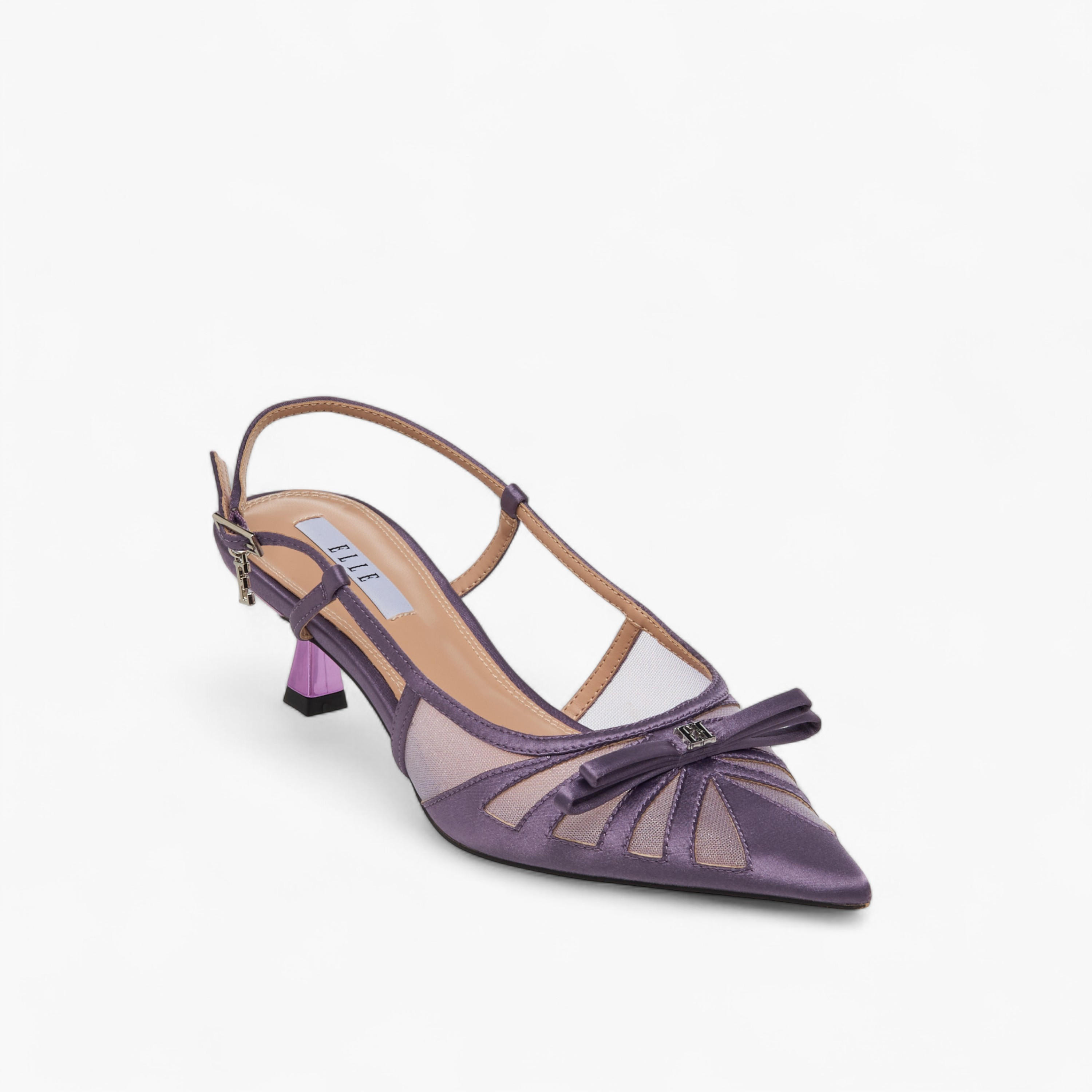 Elle Women Bow Detail Kitten Heel Shoes-women-shoes-heels-image-2