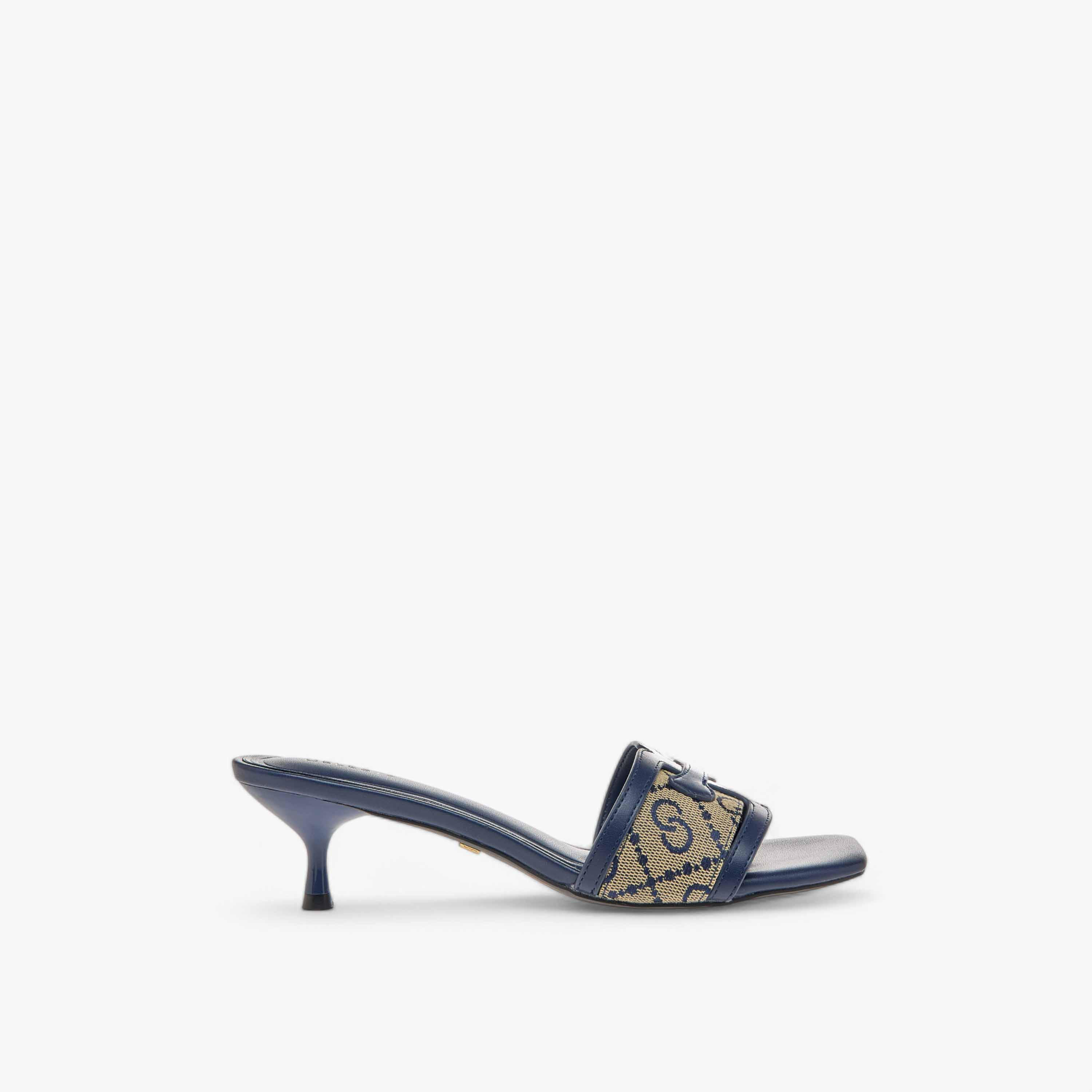 Celeste Women's Monogram Print Slip-On Sandals with Kitten Heels-women-shoes-sandals-heeled-image-3