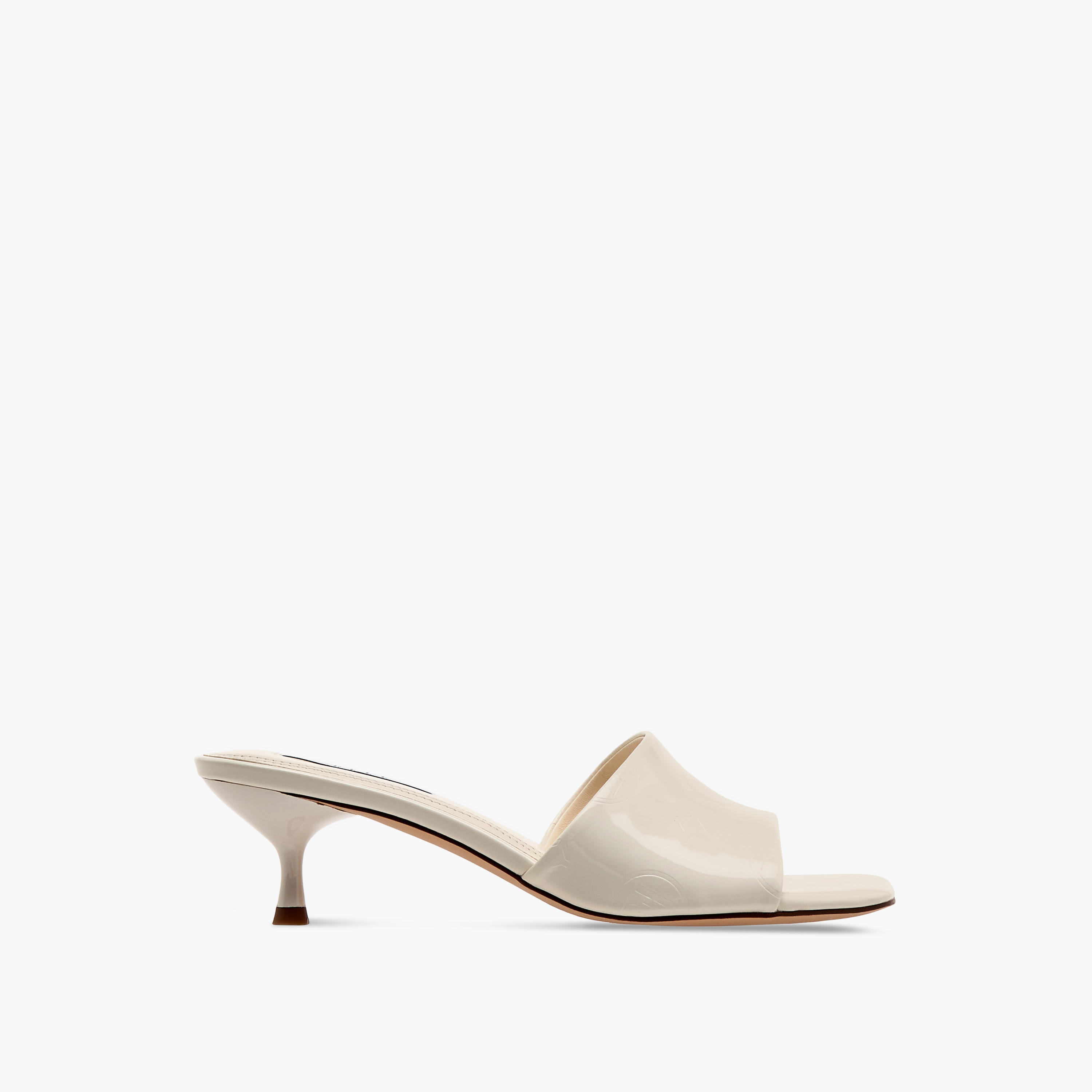 Elle Women's Logo Embossed Slip-On Sandals with Kitten Heels-women-shoes-heels-image-3