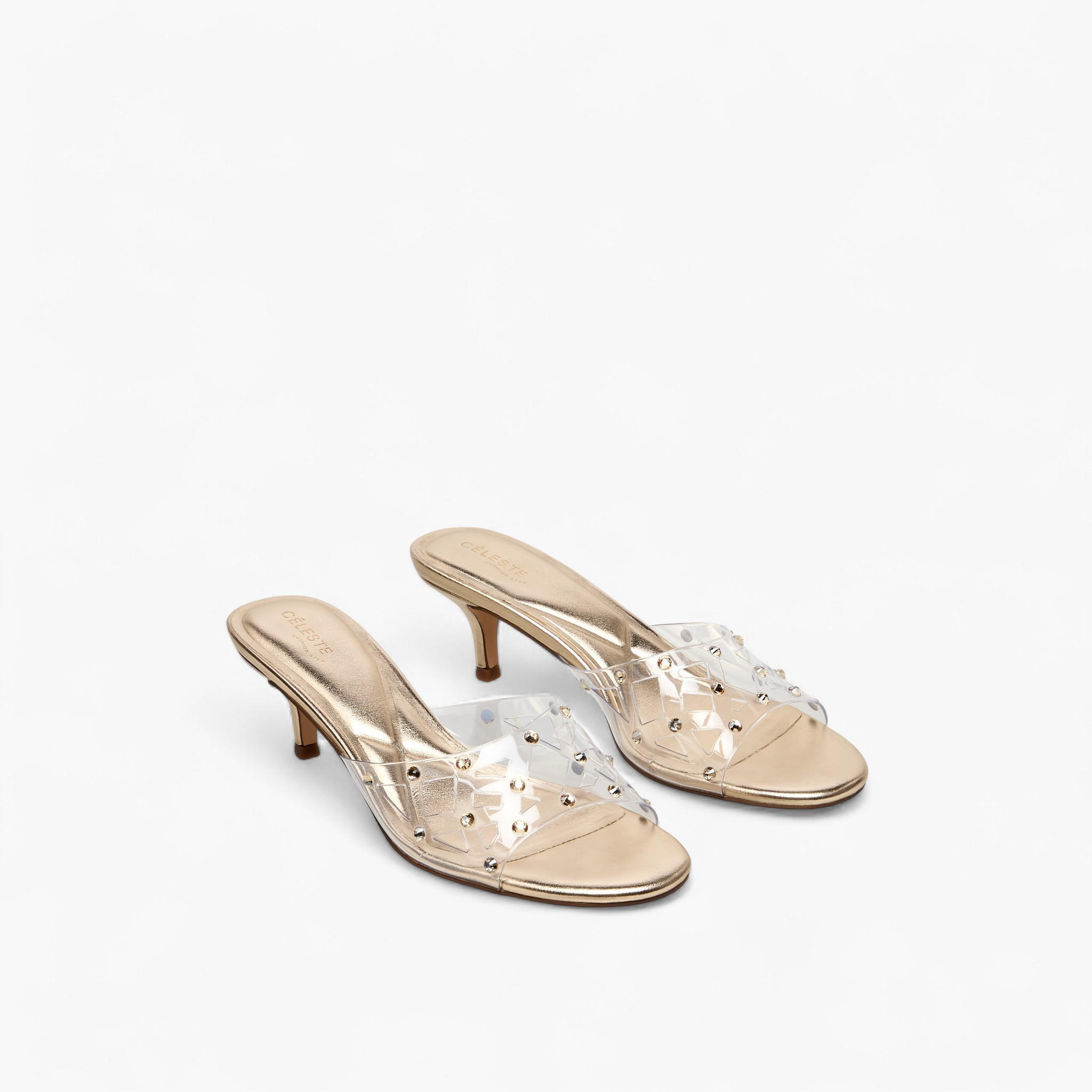 Celeste Women Studded Kitten Heel Sandals-women-shoes-sandals-heeled-image-1