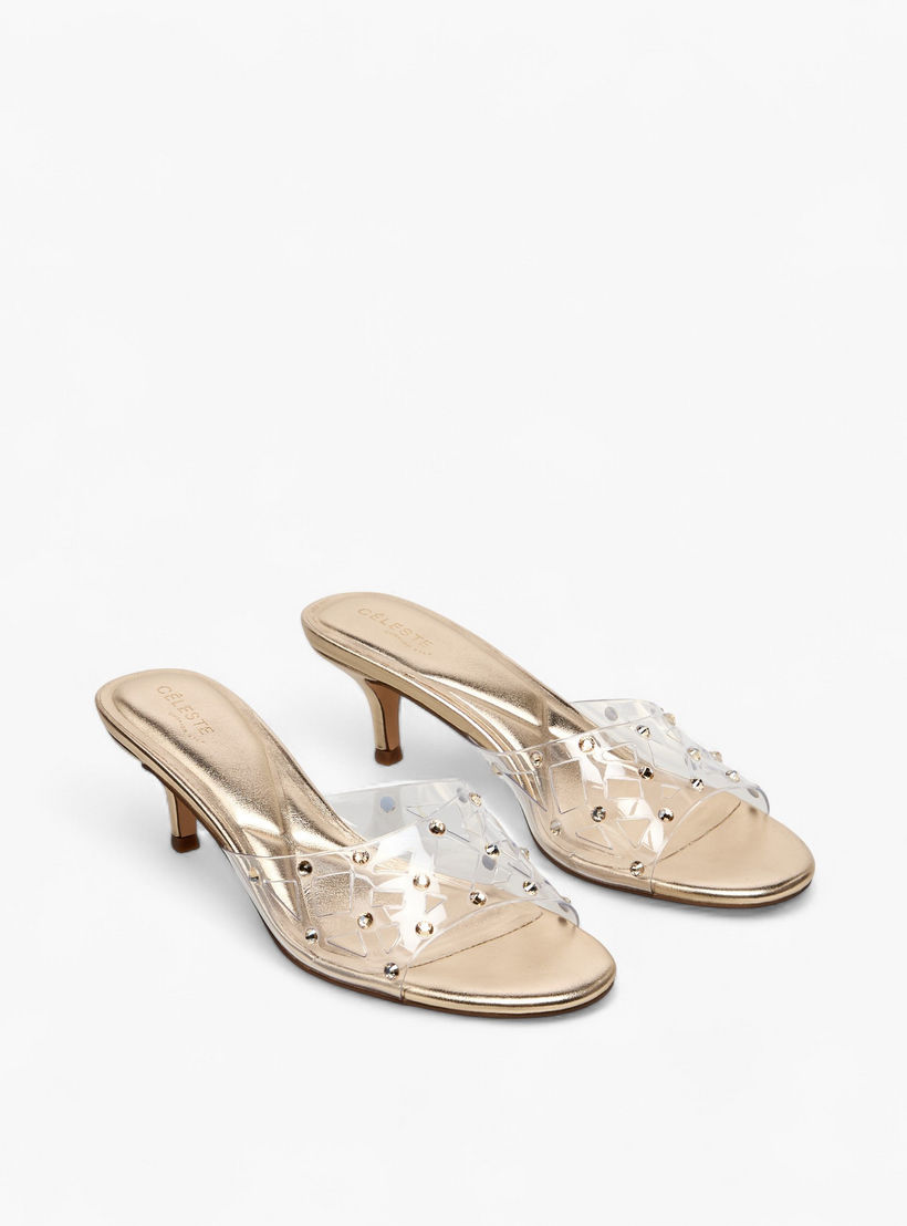 Celeste Women Studded Kitten Heel Sandals-women-shoes-sandals-heeled-image-1