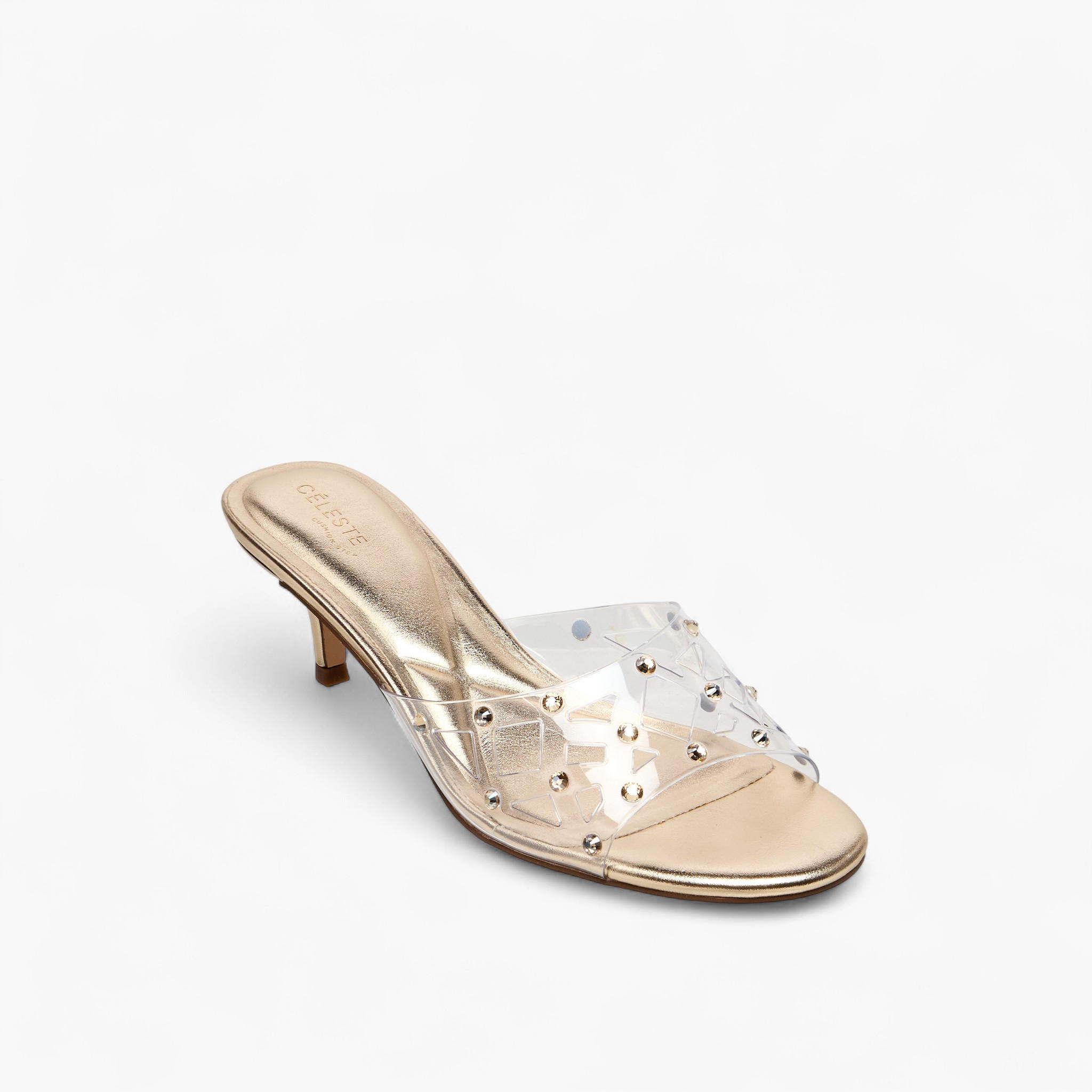 Celeste Women Studded Kitten Heel Sandals-women-shoes-sandals-heeled-image-2